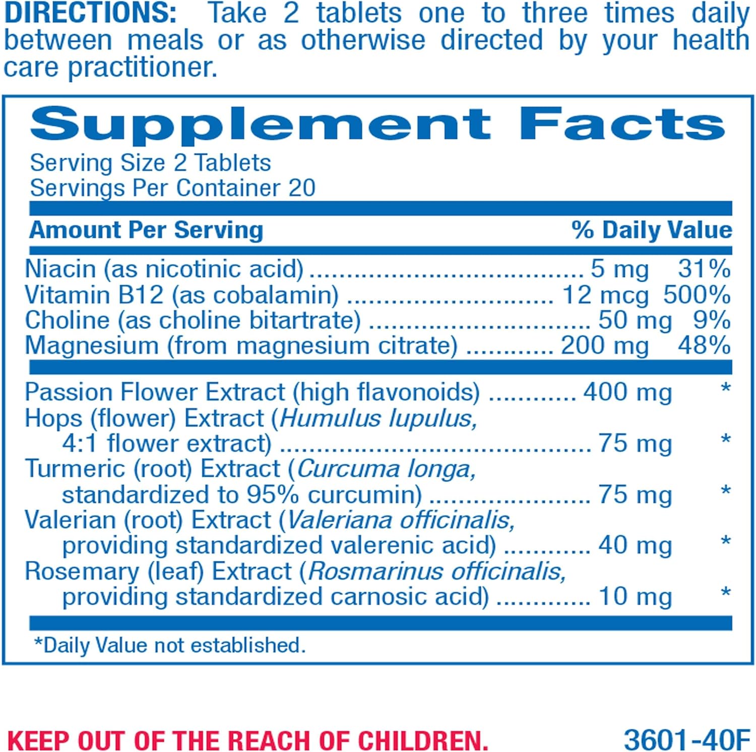 muscle-and-nerve-health-supplement-with-vitamin-b12-turmeric-curcumin-magnesium-choline-niacin---40-tablets-by-anabolic-laboratories---neuro-ease-formula-2