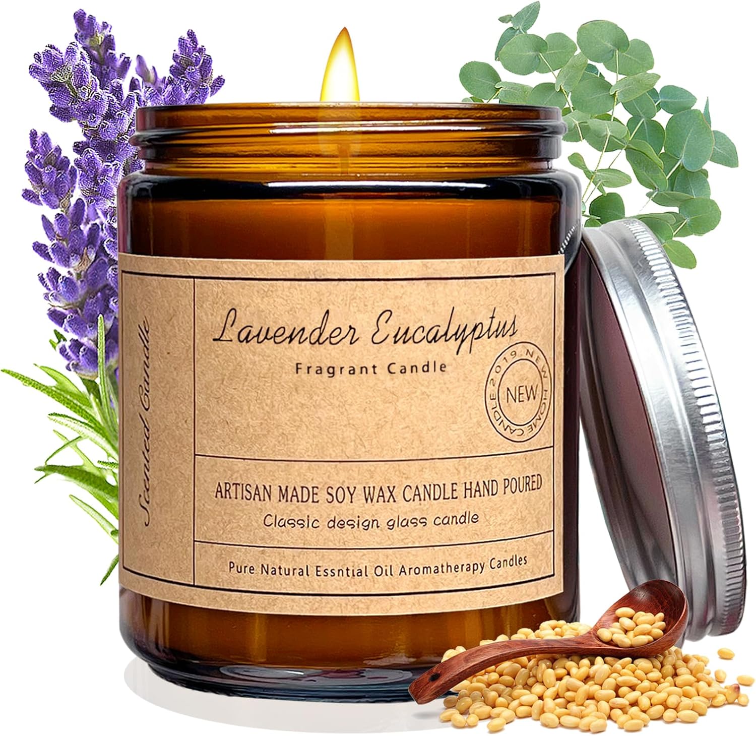 7oz-lavender-eucalyptus-scented-candle-for-home-aromatherapy-soy-wax-gift-for-women---stress-relief-relaxation---birthday-valentines-day-gift-1