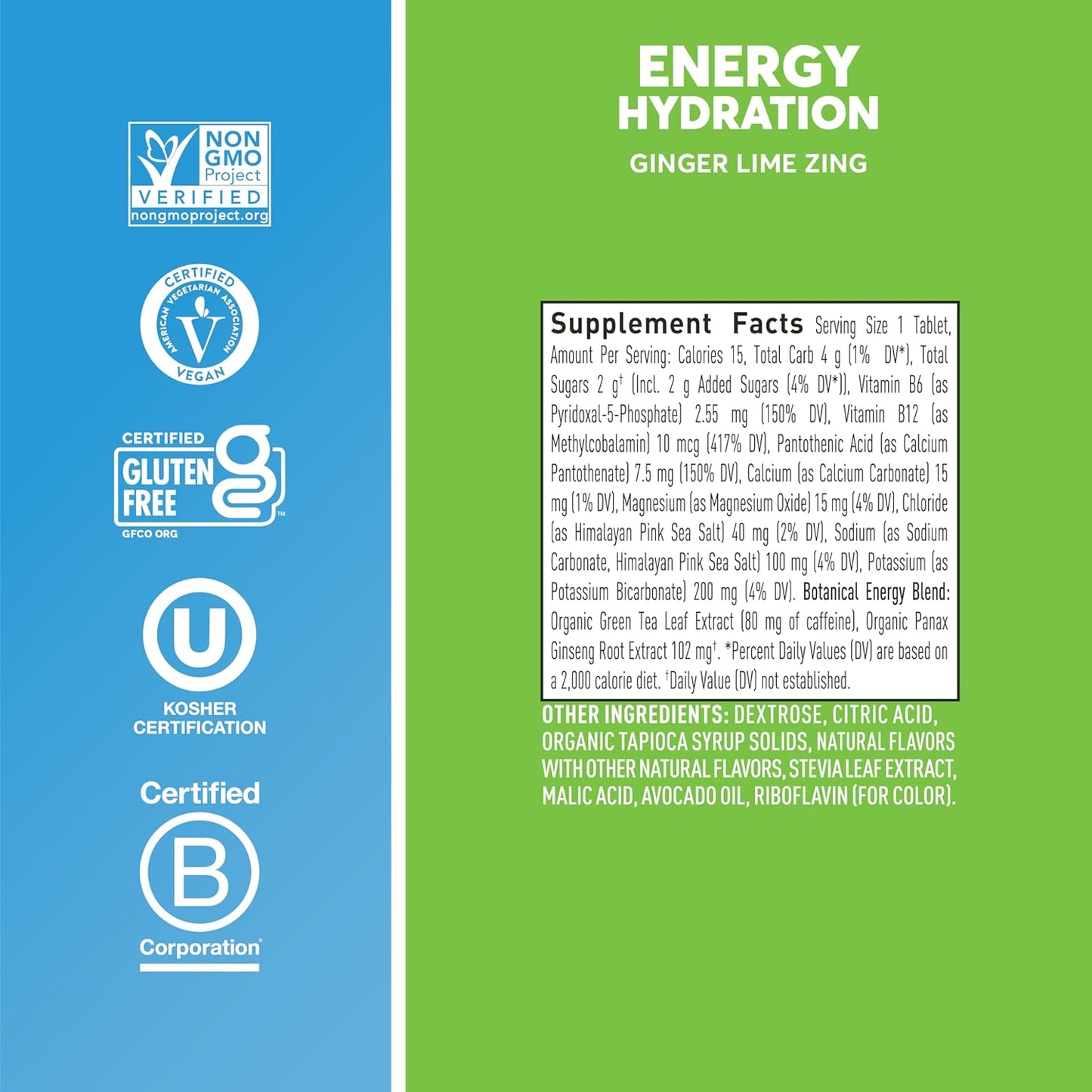 nuun-energy-electrolyte-tablets-with-caffeine-b-vitamins-ginseng---ginger-lime-zing-flavor---8-pack-80-servings---vegan-non-gmo---replenish-electrolytes-for-hydration-5