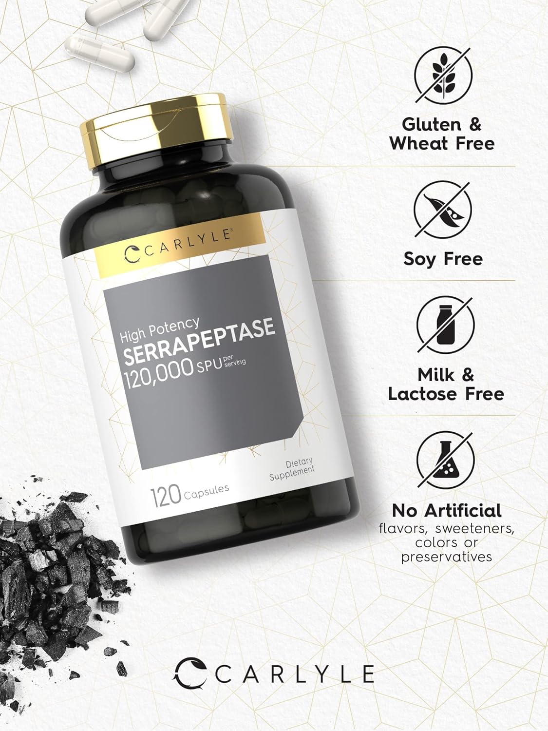 carlyle-serrapeptase-120000-spu-enzyme-supplement---120-capsules-for-sinus-health---gluten-free-formula-4