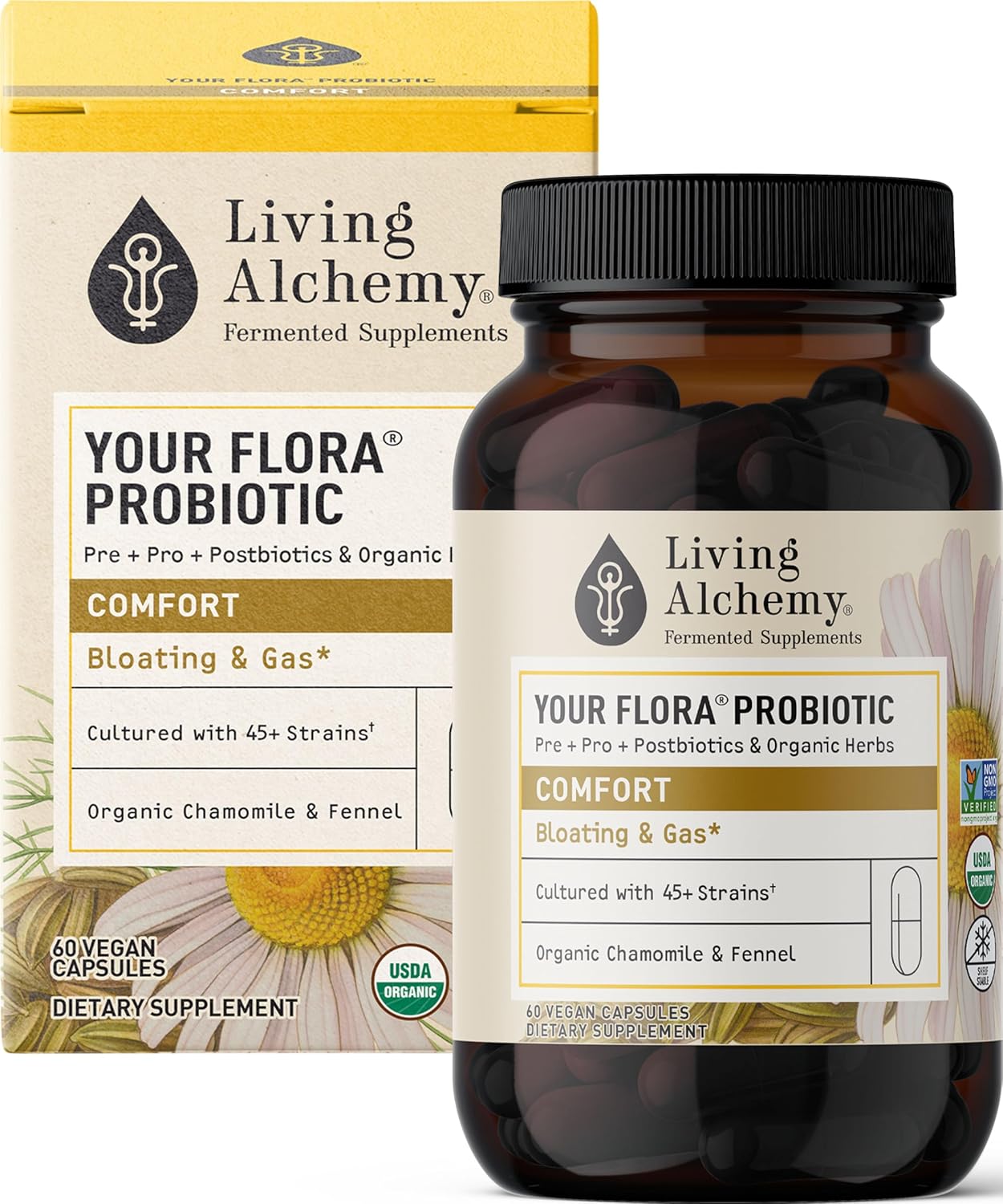 non-gmo-probiotic-comfort-supplement-with-soybean-chamomile-fennel-prebiotics-and-digestive-enzymes---60-capsules-by-living-alchemy-1