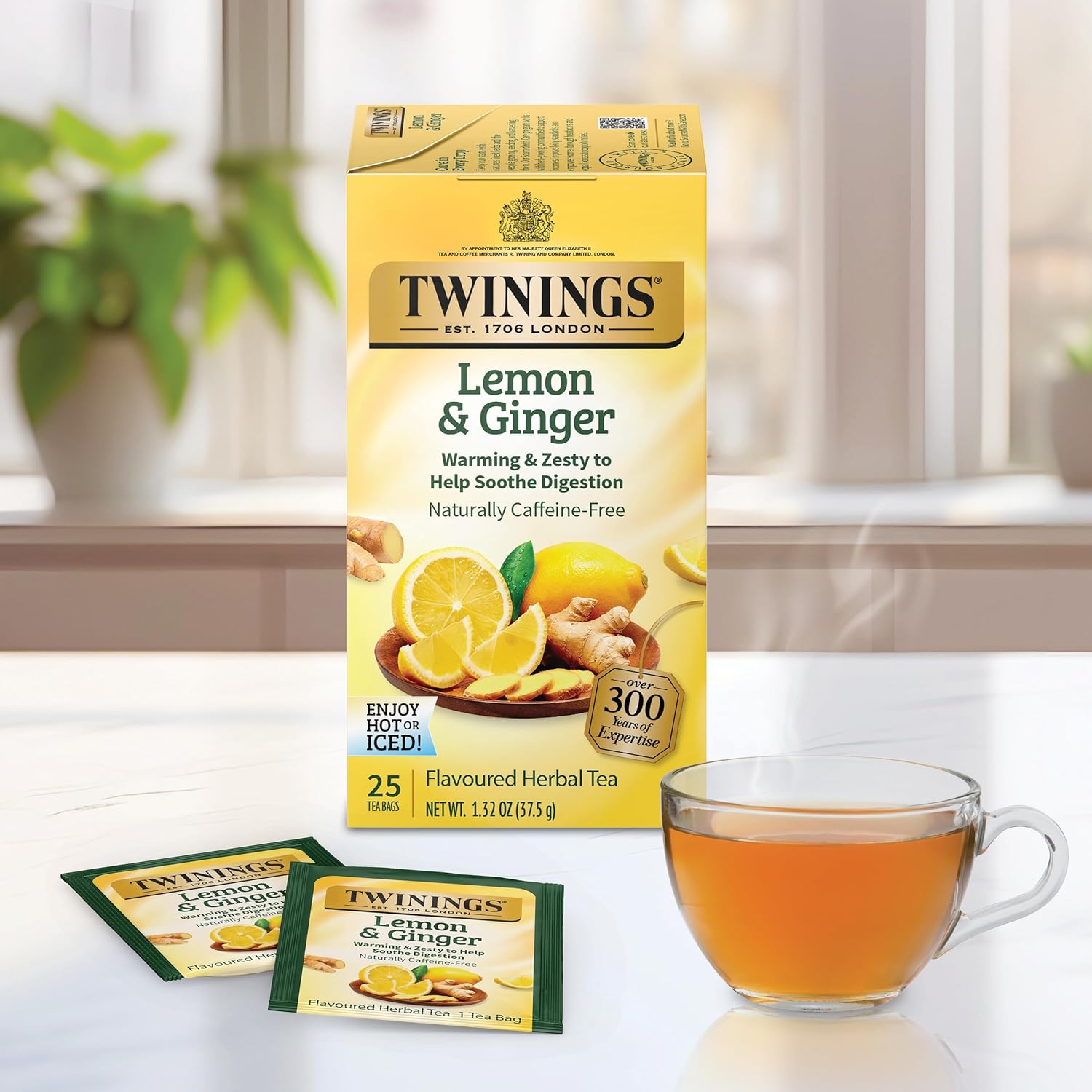 6-packs-of-twinings-lemon-ginger-herbal-tea-bags---25-individually-wrapped-bags-per-pack---spicy-ginger-lemon-peel-lemongrass-blend---caffeine-free---enjoy-hot-or-iced---packaging-may-vary-4