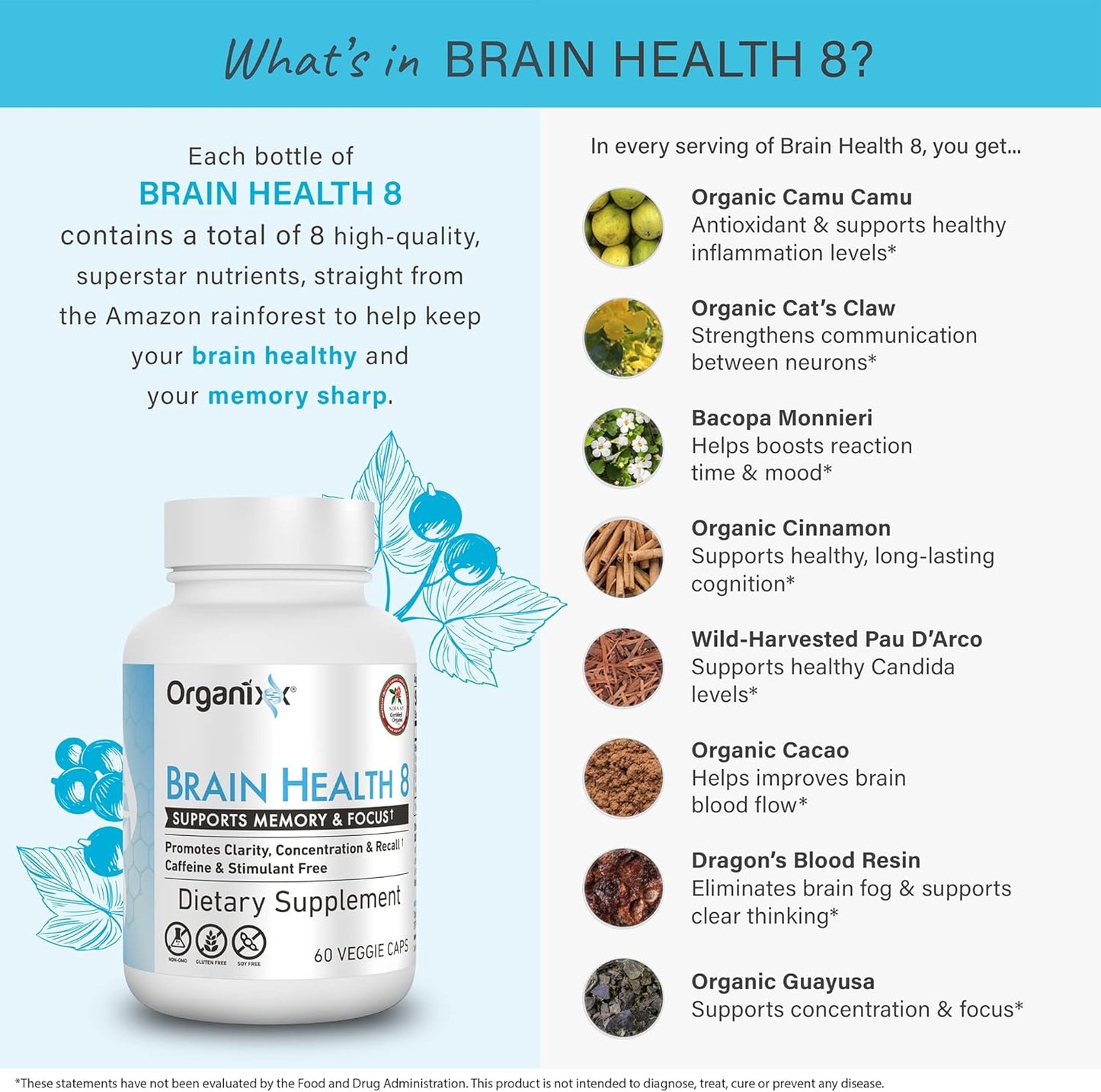 organixx-brain-support-supplement-with-camu-camu-guayasa-cats-claw---improve-brain-function-memory-focus-and-health---60-capsules-gluten-free-non-gmo-caffeine-free-5