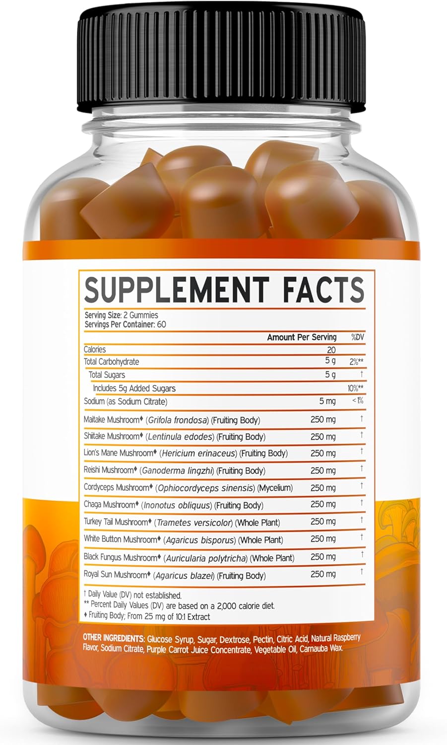 spermidine-supplement-with-mushroom-gummies---10mg-spermidine-3hcl-120-count---natural-mushroom-supplement-for-nutrition-5