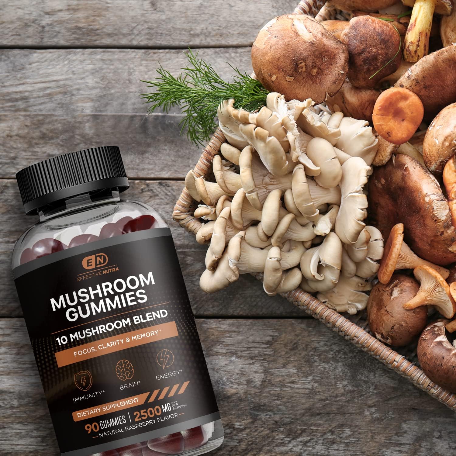 nutra-mushroom-gummies-10-blend---mushroom-complex-2500mg---brain-booster-immune-support-energy---90ct-supplement-for-men-women-7