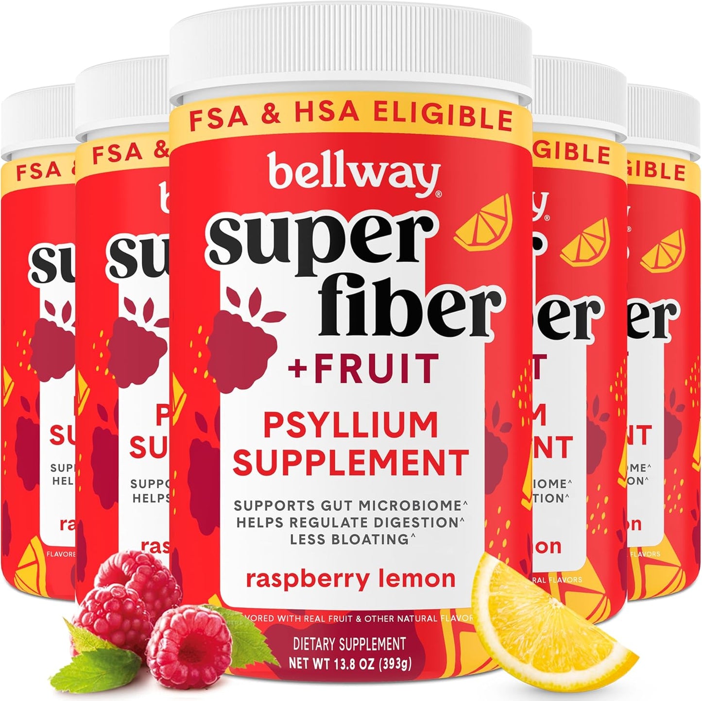 organic-bellway-super-fiber-powder-with-fruit-5-pack---sugar-free-psyllium-husk-fiber-supplement-for-gut-health-regularity-bloating-relief---non-gmo-plant-based-formula---raspberry-lemon-flavor-250-servings-1