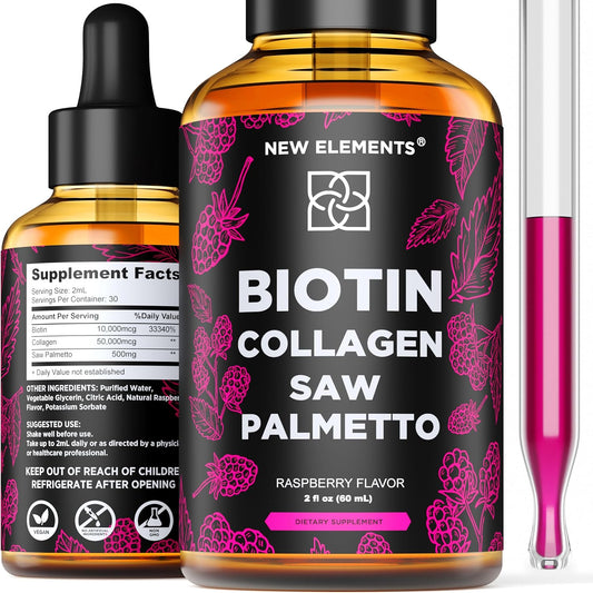 liquid-biotin-with-collagen-saw-palmetto-extract-hair-growth-drops---dht-blocker-prostate-support---fast-absorption-hair-skin-nails-vitamins---non-gmo-men-women-1