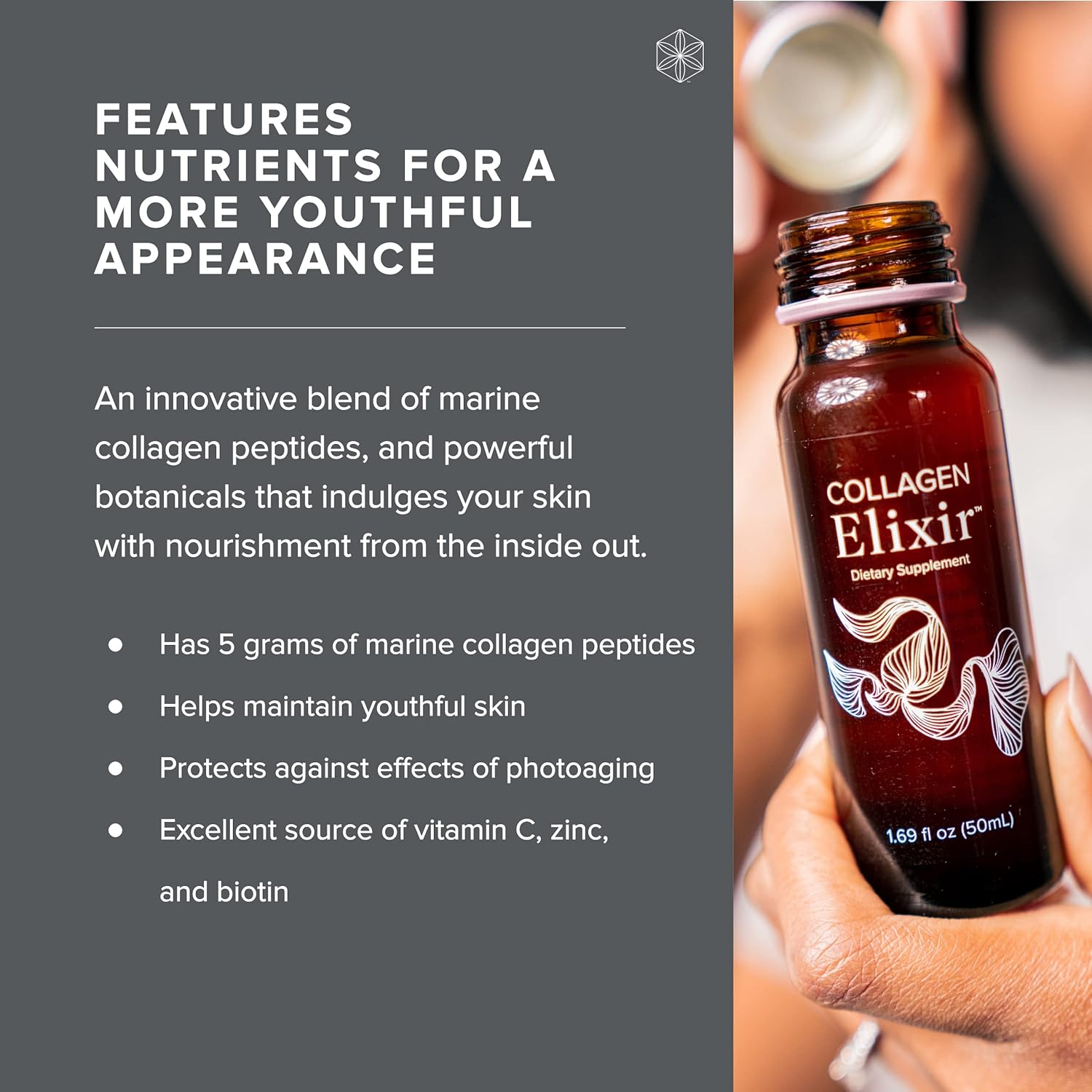 youthful-appearance-support-drink-with-marine-collagen-peptides-vitamin-c-zinc-biotin---isagenix-collagen-elixir---50-ml-5