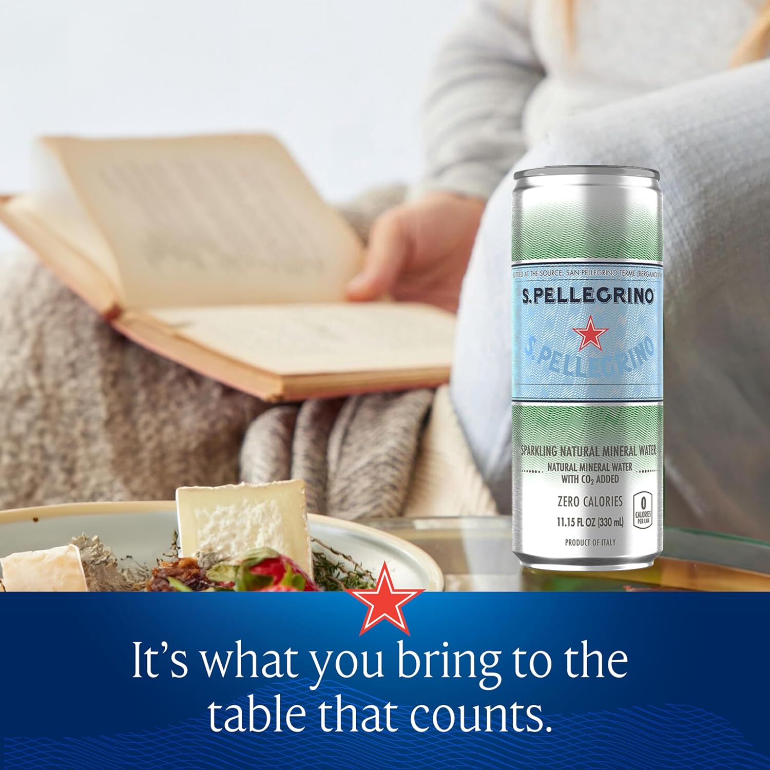 S.Pellegrino Sparkling Natural Mineral Water, 11.15 Fl. Oz, Pack of 24 - Unflavored Refreshing Drink - Espot.com.au