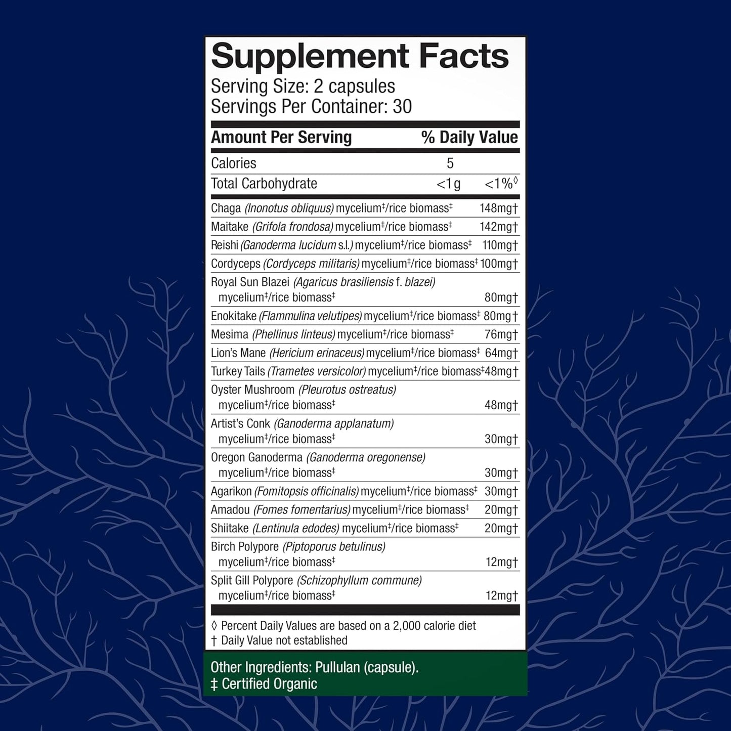 mycommunity-mushroom-supplement-capsules---immune-support-blend-with-17-mushroom-species-including-lions-mane-reishi-chaga-cordyceps-turkey-tail---60-capsules-30-servings-2