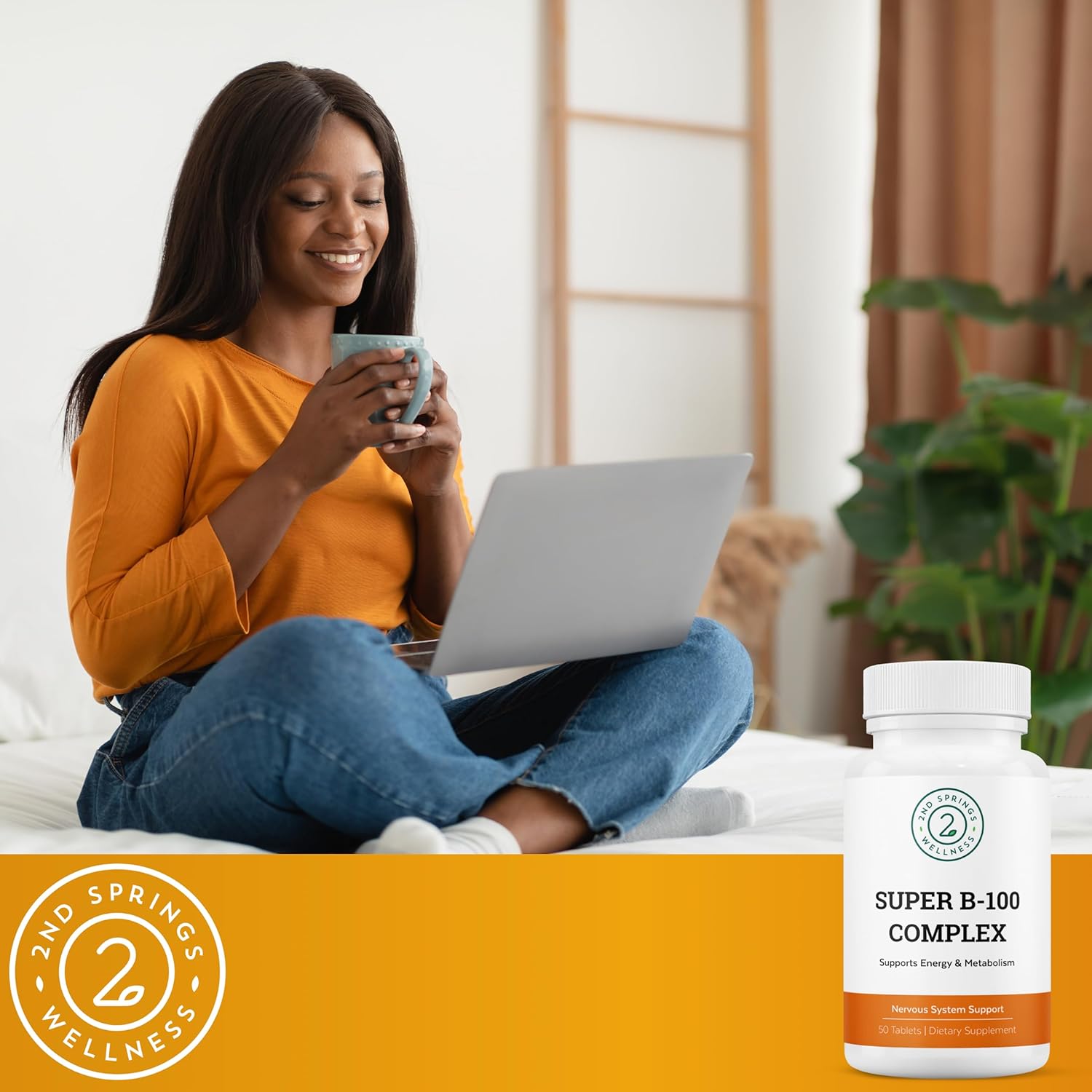 Men's Daily Vitamin Bundle with Vitamin D3+K2 Chewables and Super B-100 Complex - 2nd Springs Essentials - Espot.com.au