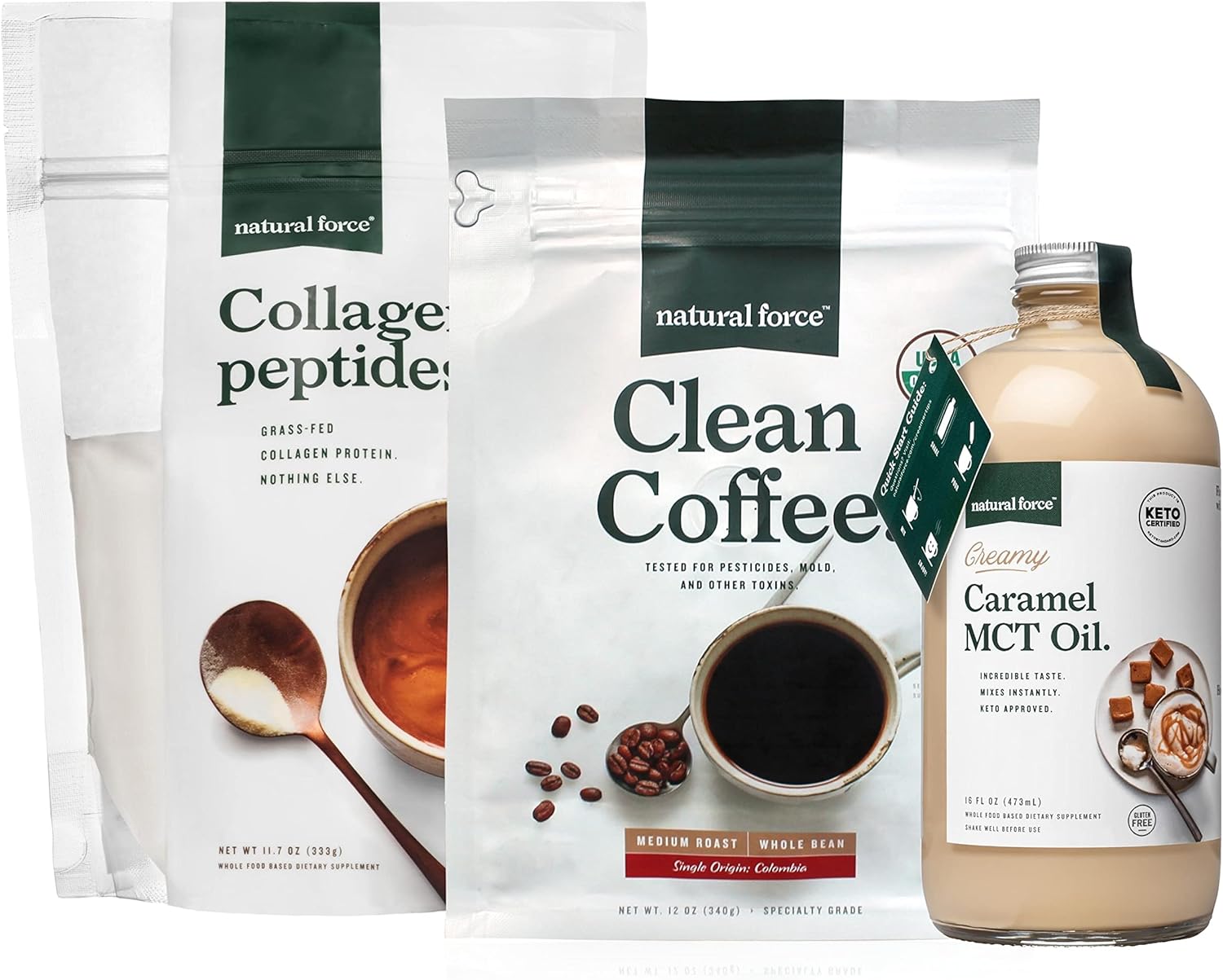 organic-clean-coffee-bundle-with-caramel-mct-oil-and-collagen-peptides---whole-bean-coffee-emulsified-mct-creamer-hydrolyzed-collagen-protein---12-oz-16-oz-117-oz-1