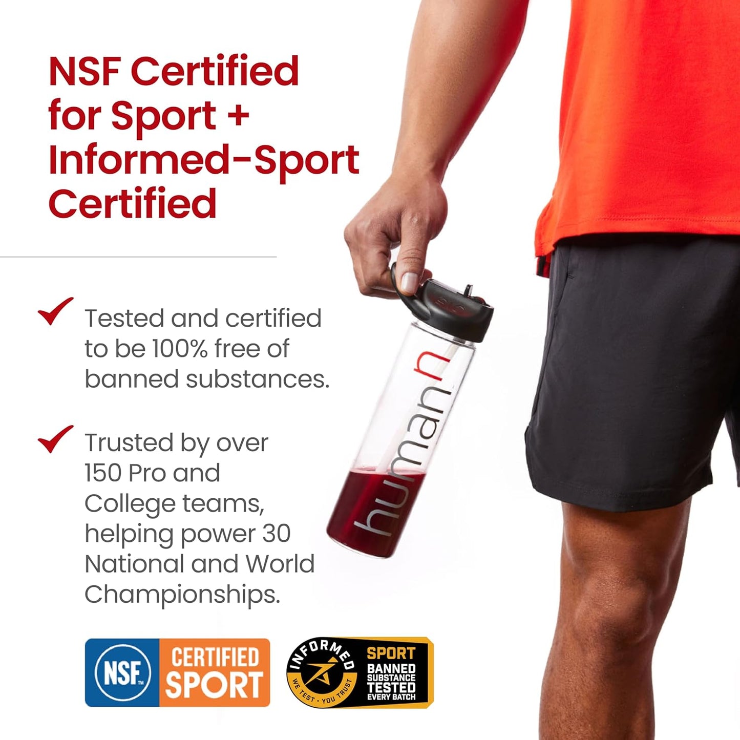 humanN SuperBeets Sport Endurance Pre Workout Powder - NSF Certified - Nitric Oxide Supplement - Wild Cherry Flavor, 20 Servings - Caffeine & Creatine Free Energy Booster - Espot.com.au