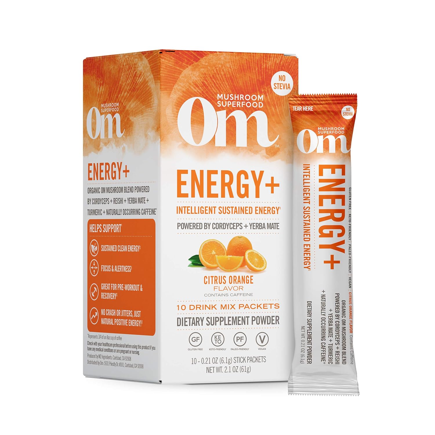 citrus-orange-mushroom-superfood-energy-drink-mix---10-pack-single-serve-with-cordyceps-yerba-mate-tumeric-vitamin-b-complex---pre-workout-immune-support-blend-1
