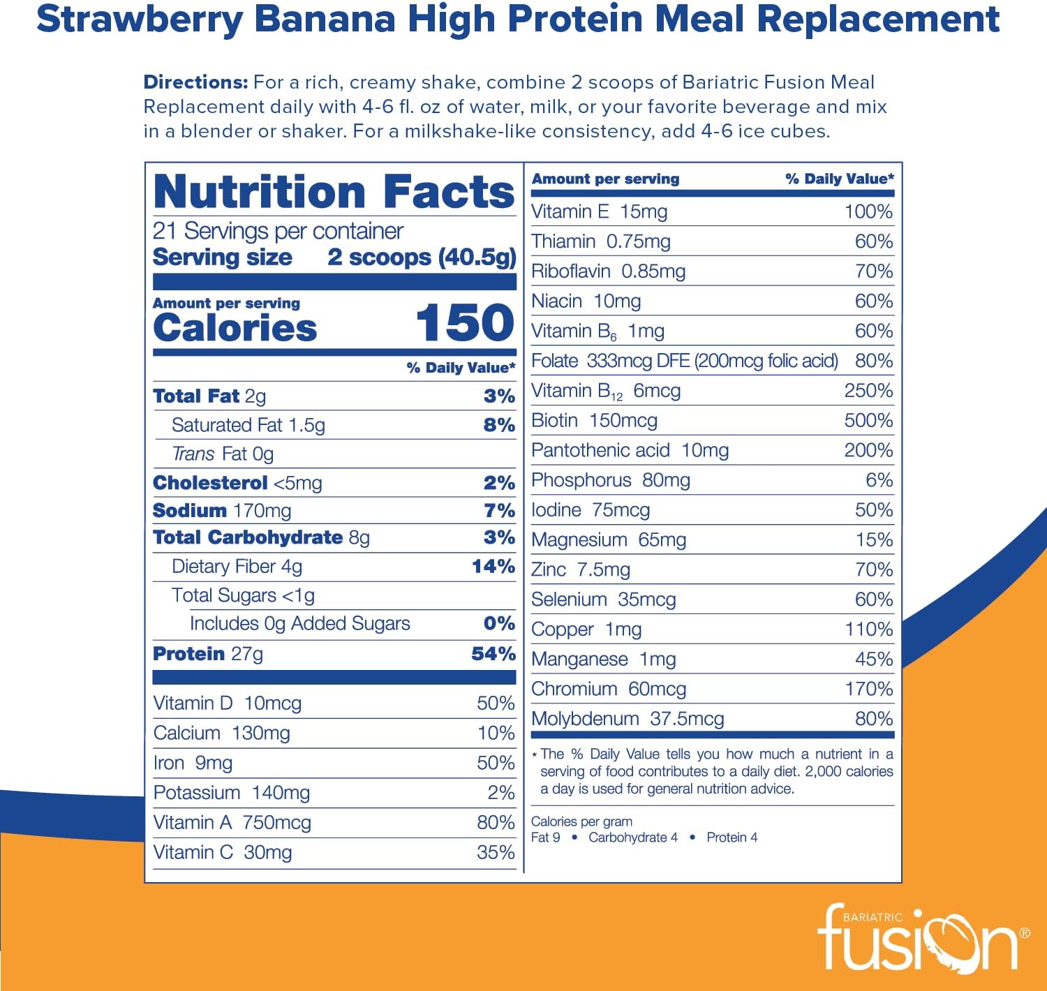 strawberry-banana-bariatric-fusion-meal-replacement-protein-powder---27g-protein-21-servings-for-gastric-bypass-sleeve-gastrectomy-patients---gluten-aspartame-sugar-free-2