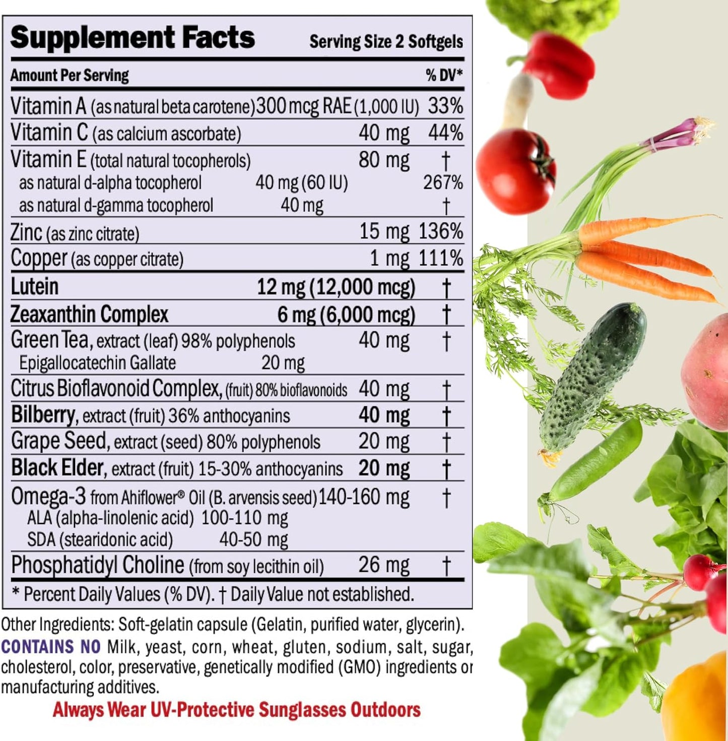 andrew-lessman-ultimate-eye-support-softgels---12mg-lutein-6mg-zeaxanthin-bilberry---key-nutrients-for-eye-health---promotes-healthy-vision---no-additives---easy-to-swallow-2