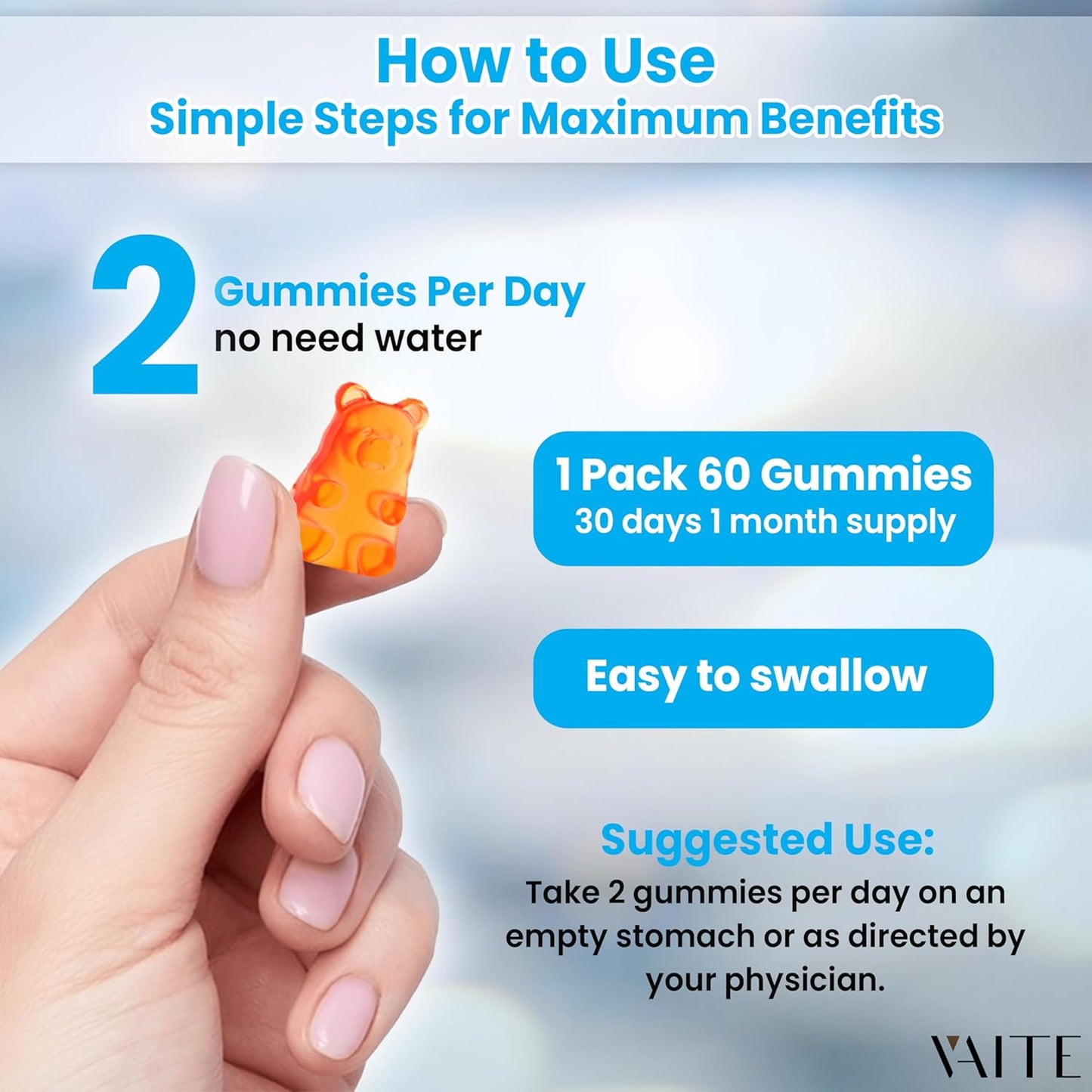 vaite-saccharomyces-boulardii-probiotics-500mg---gut-health-candida-support-gummies-women-men-digestive-immune-support---non-gmo-gluten-free---60-vegan-gummies-4