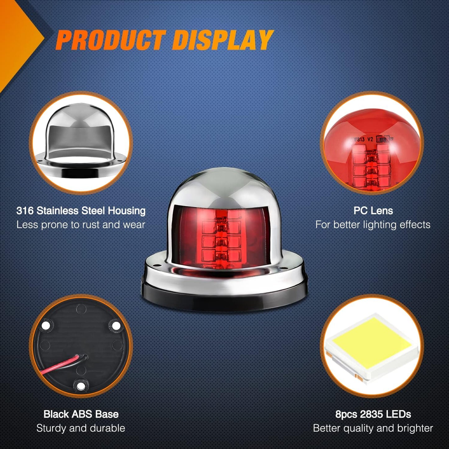 2pcs-nilight-marine-boat-navigation-lights-8led-red-green-port-starboard-signals-12v-waterproof-bow-light-for-yachts-pontoon-speedboats-sailboats-fishing-boats-5