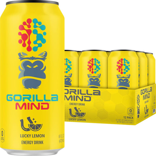 gorilla-mind-energy-drink-powerful-focus-energy-boost-n-acetyl-l-tyrosine-alpha-gpc-200mg-caffeine-uridine-saffron-no-sugar-or-artificial-colors-16oz-12-pack-lucky-lemon-1