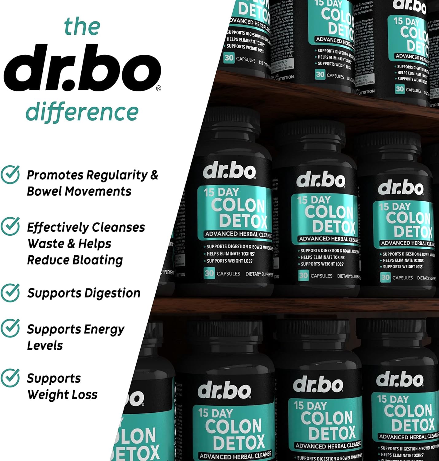 Organic Hormone Balance & Colon Cleanse Combo for Women - Liquid Drops for Hormonal Balance & Menstrual Support + 15 Day Intestinal Cleanse Pills & Probiotic Detox - Espot.com.au