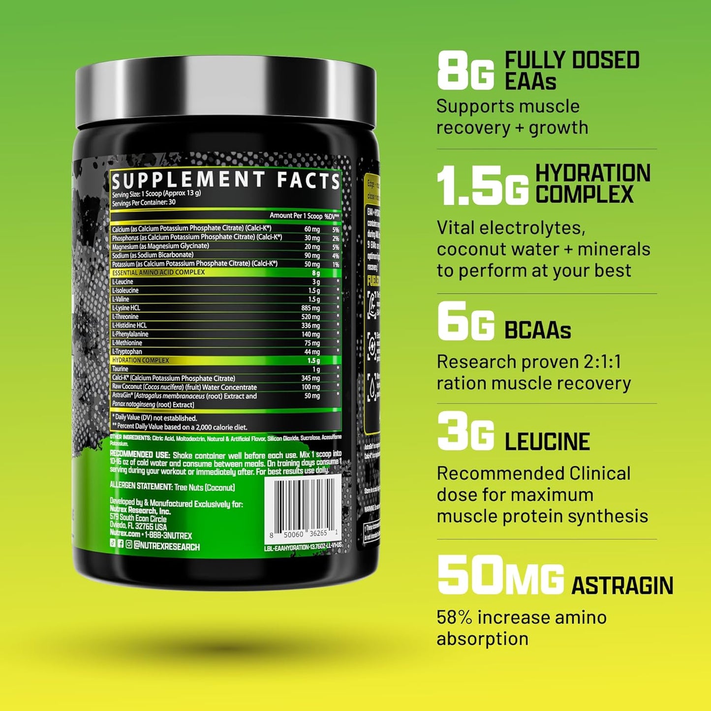 nutrex-research-eaa-hydration-powder---muscle-recovery-strength---8g-essential-amino-acids-electrolytes---lemon-lime-flavor---30-servings-2
