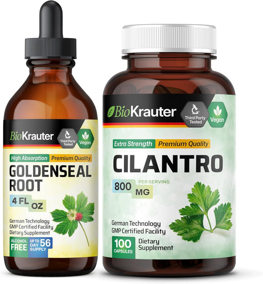 goldenseal-tincture-and-cilantro-capsules-bundle---4-fl-oz-liquid-extract-100-pills---herbal-supplement-for-immune-support-1