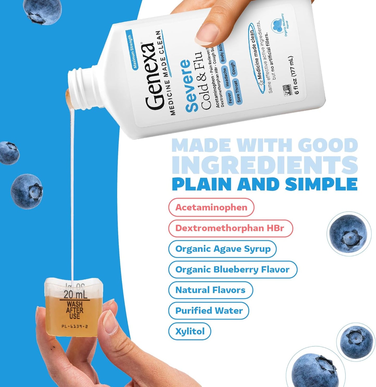 organic-blueberry-flavored-daytime-cold-flu-relief-for-body-pain-cough-headache---genexa-clean-severe-cold-flu-formula-dye-free-with-0-artificial-additives---6-fl-oz-8