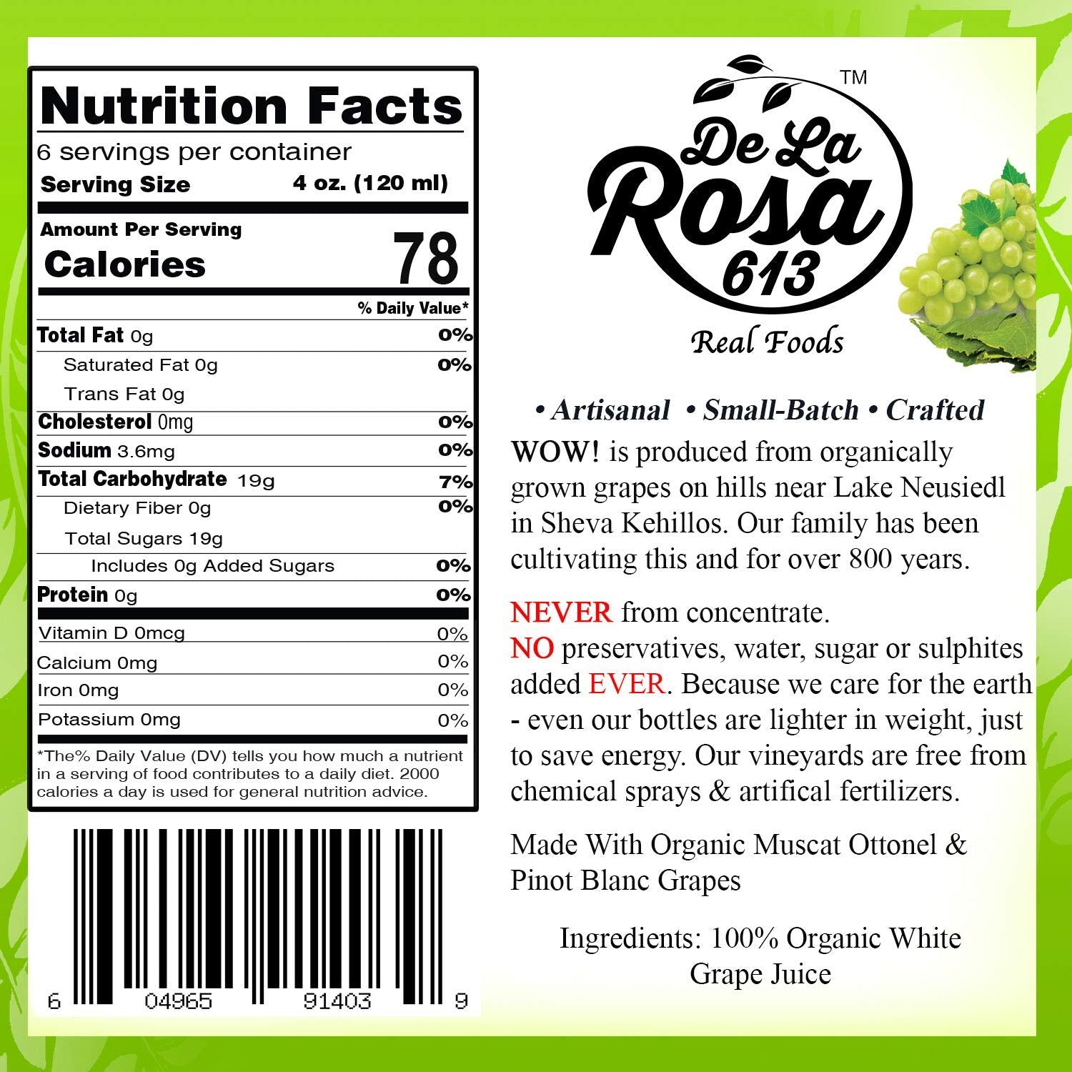 organic-austrian-white-grape-juice---kosher-non-gmo-gluten-free-vegan---no-preservatives-or-sulfites---254-oz-glass-bottle-pack-of-6-4