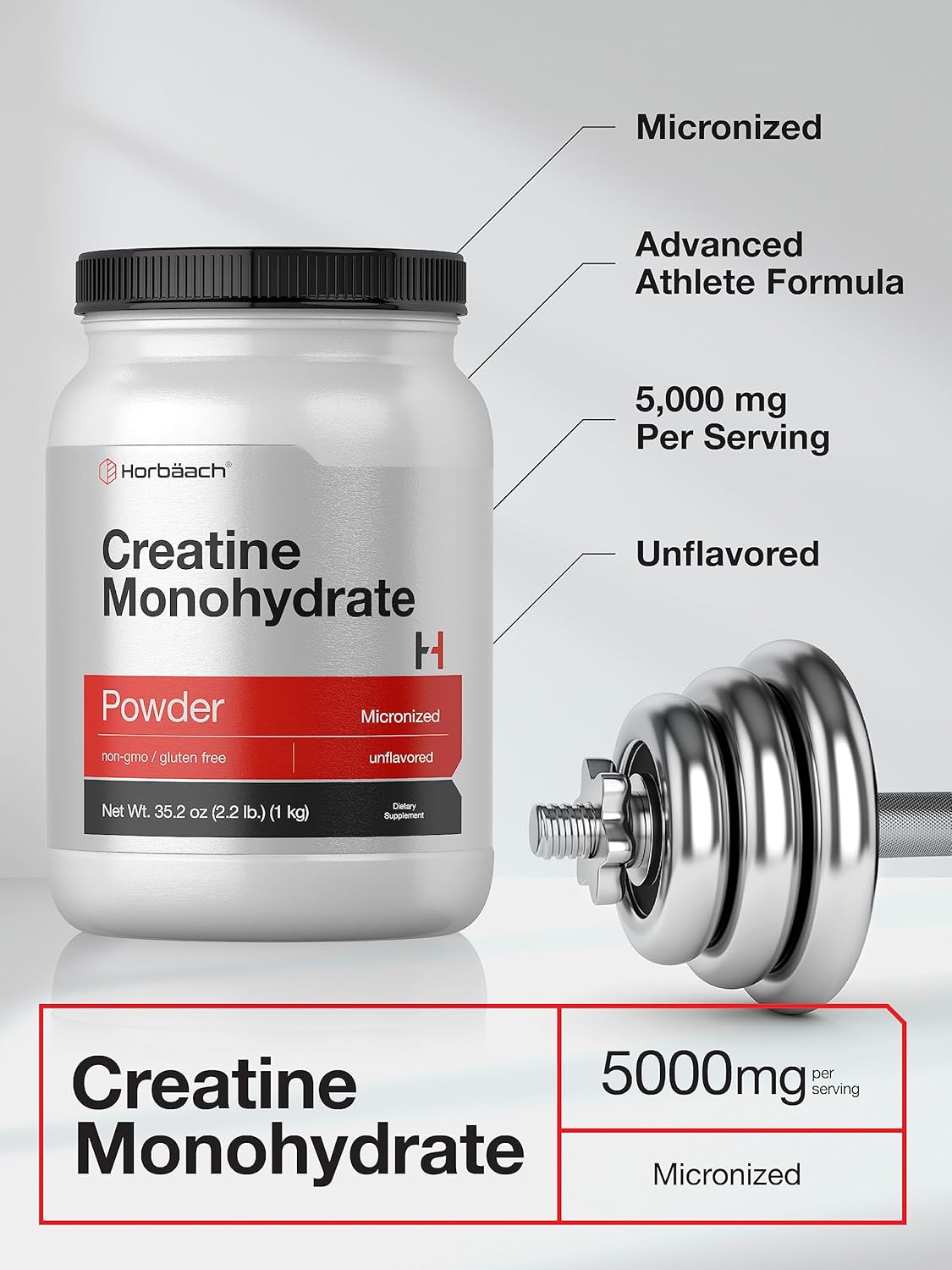 22lbs-horbach-micronized-creatine-monohydrate-powder---unflavored-vegetarian-non-gmo-gluten-free-supplement-4