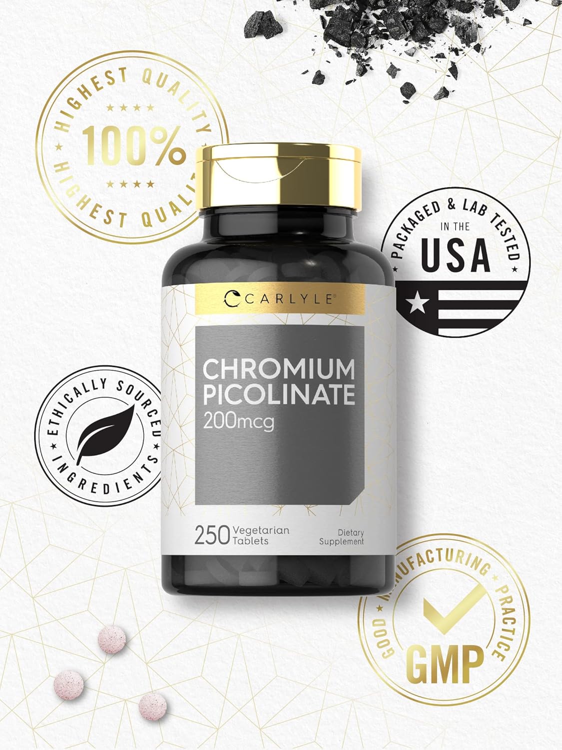 carlyle-chromium-picolinate-200mcg-tablets---250-count---vegetarian-non-gmo-gluten-free-supplement-5