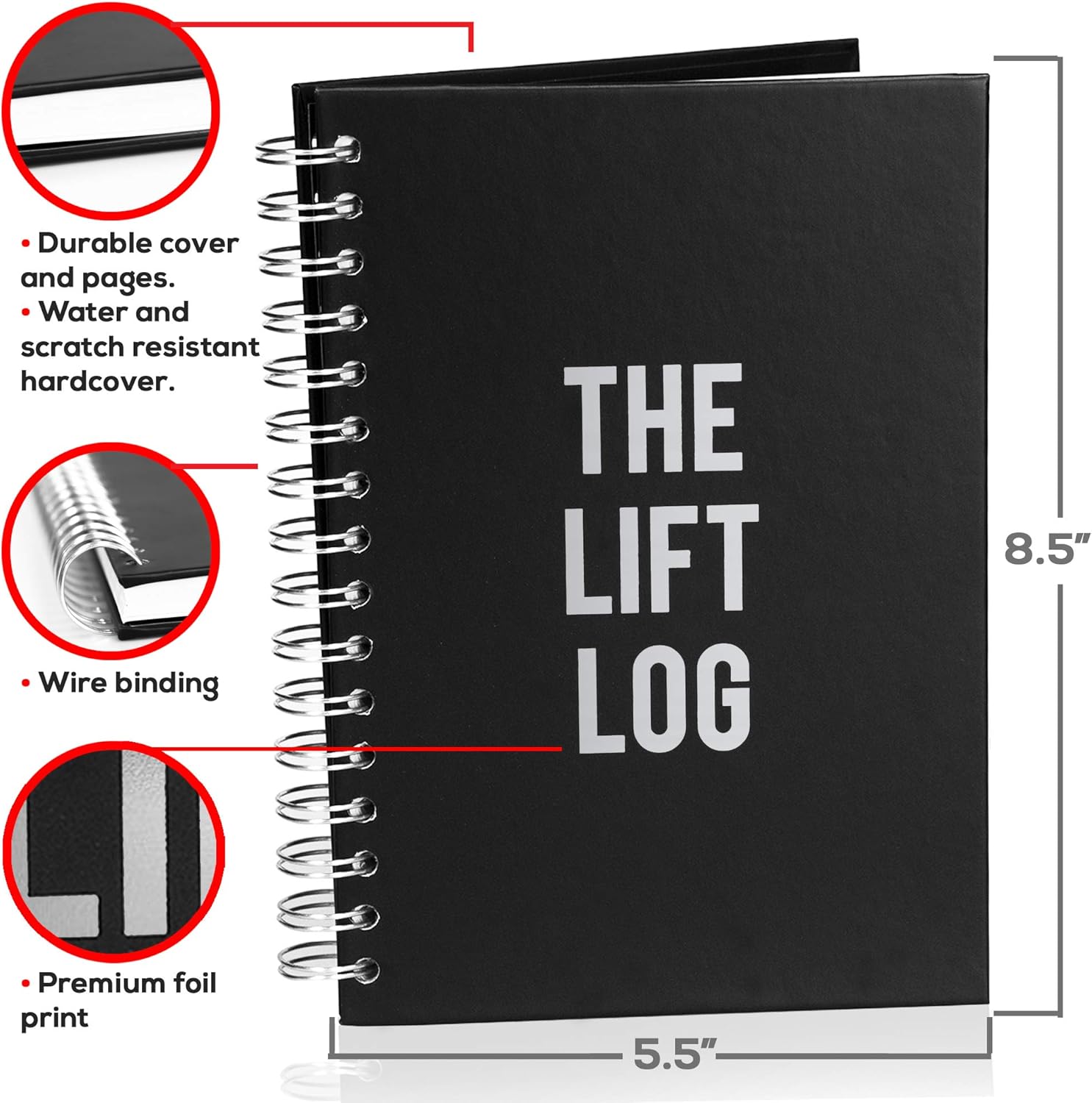 insulated-stainless-steel-protein-shaker-bottle-with-carbon-fiber-wrap-workout-journal---6-month-fitness-tracker-6