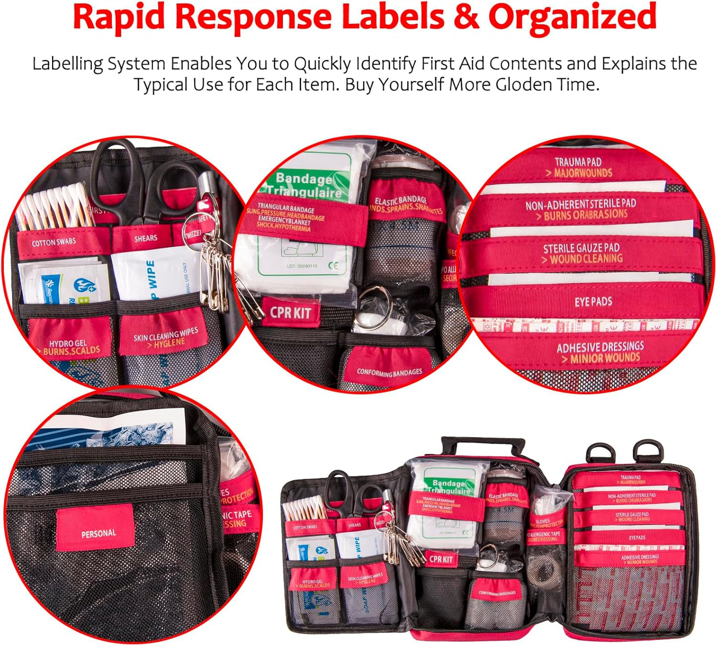 professional-trauma-first-aid-kit-with-labelled-compartments---ideal-for-home-office-car-outdoor-activities-hiking-travel-and-camping---molle-system-included-2