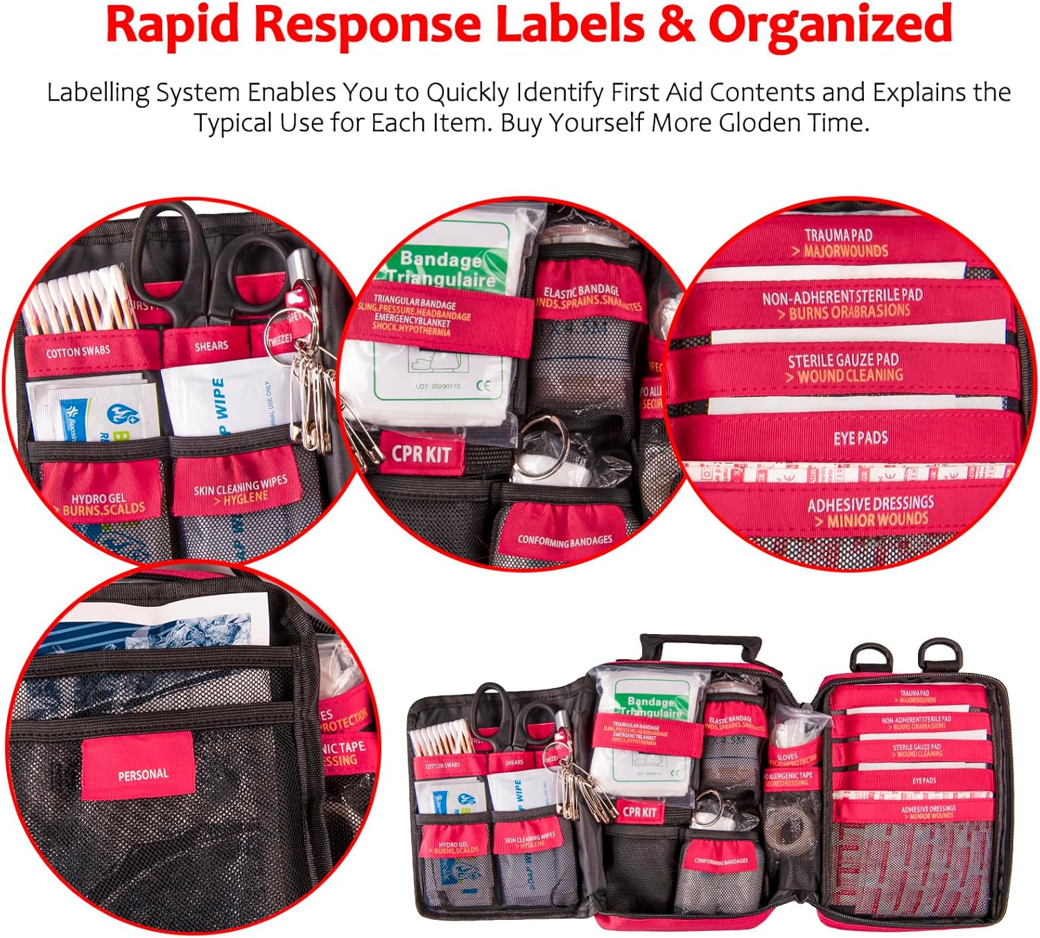 professional-trauma-first-aid-kit-with-labelled-compartments---ideal-for-home-office-car-outdoor-activities-hiking-travel-and-camping---molle-system-included-2