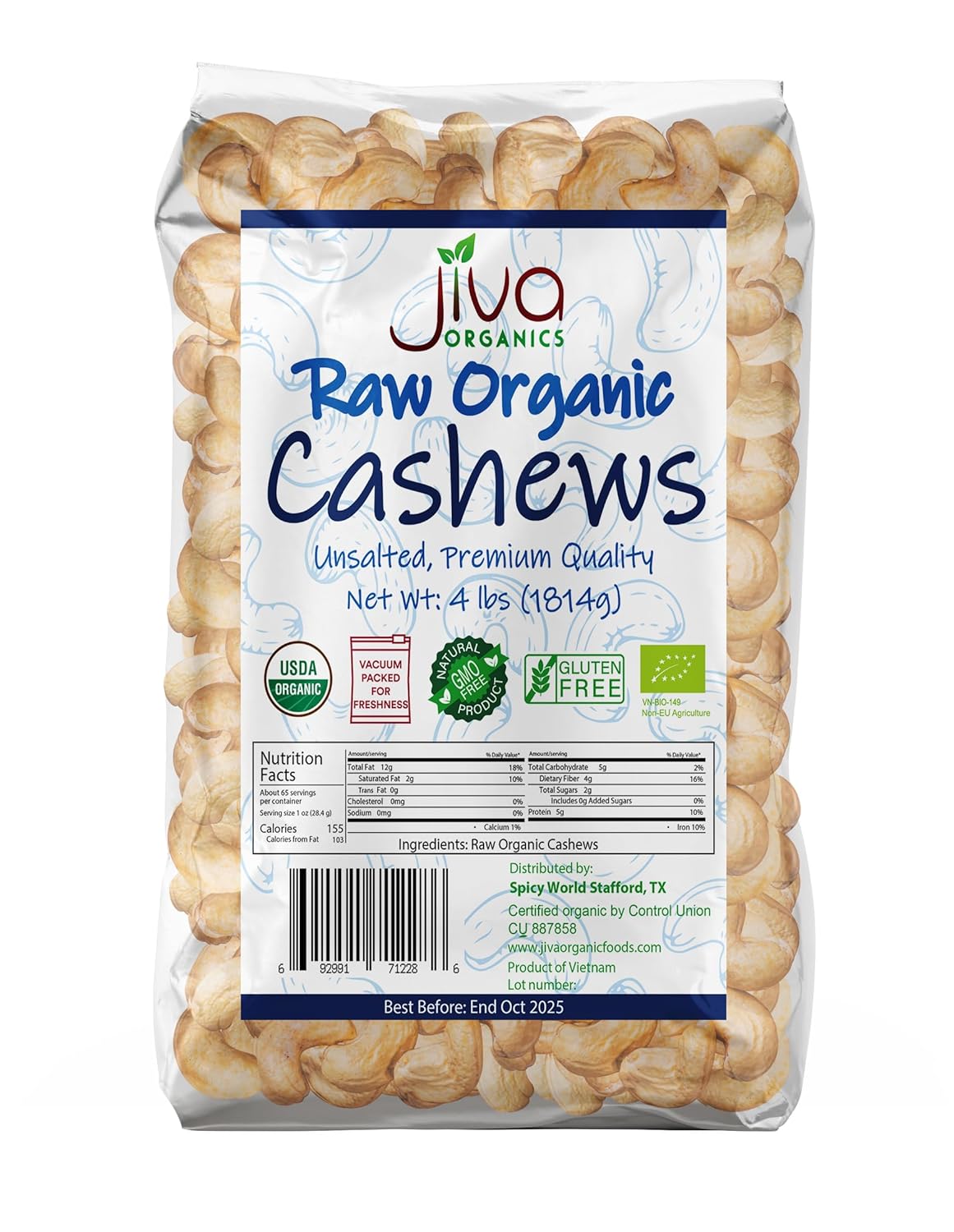 4-pound-bag-of-jiva-organics-raw-whole-organic-cashews---bulk-pack-for-snacking-and-cooking-1