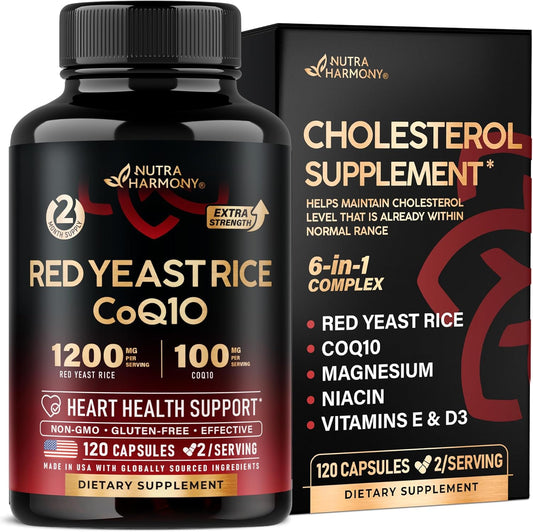 red-yeast-rice-and-coq10-heart-health-supplement-with-magnesium-niacin-vitamin-e-d3---1200mg100mg---energy-boost-metabolism-support---flush-free-formula---120-capsules---made-in-usa-1