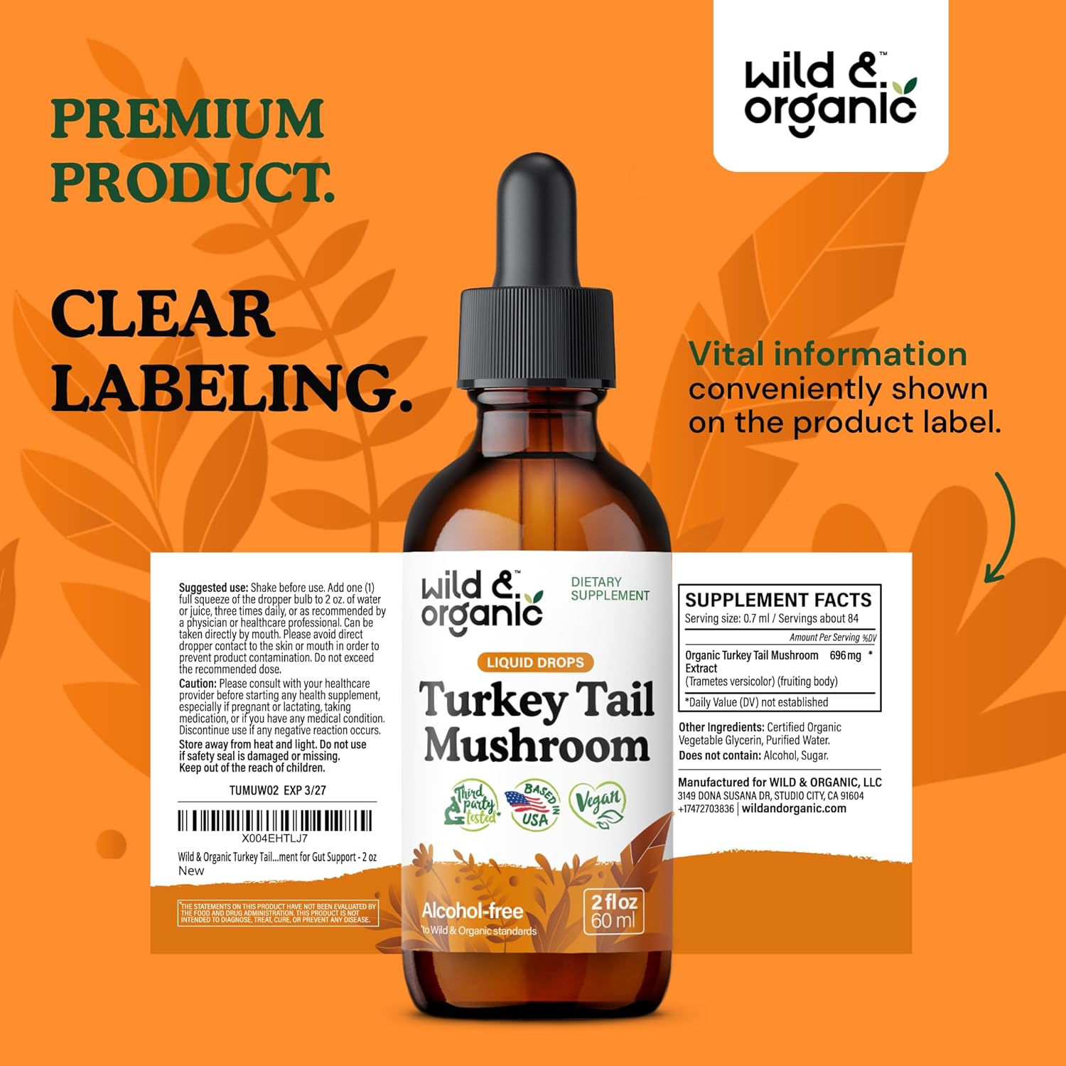 organic-turkey-tail-mushroom-tincture-for-immune-and-gut-health---vegan-liquid-extract-drops---sugar-and-alcohol-free-supplement---2-fl-oz-bottle-9