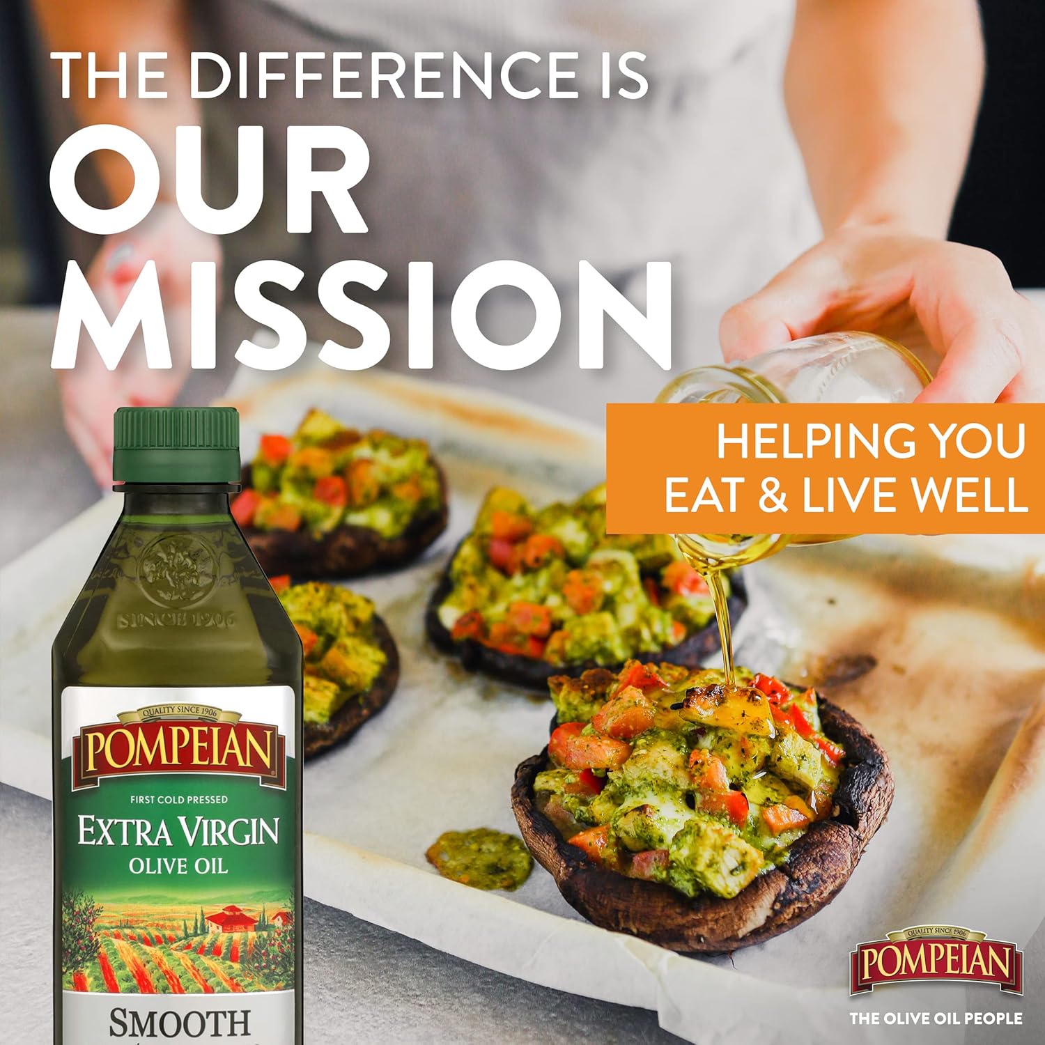 pompeian-smooth-extra-virgin-olive-oil---mild-and-delicate-flavor-rich-in-polyphenols-first-cold-pressed-ideal-for-sauteing-stir-frying---32-fl-oz-bottle-non-gmo-gluten-free-6