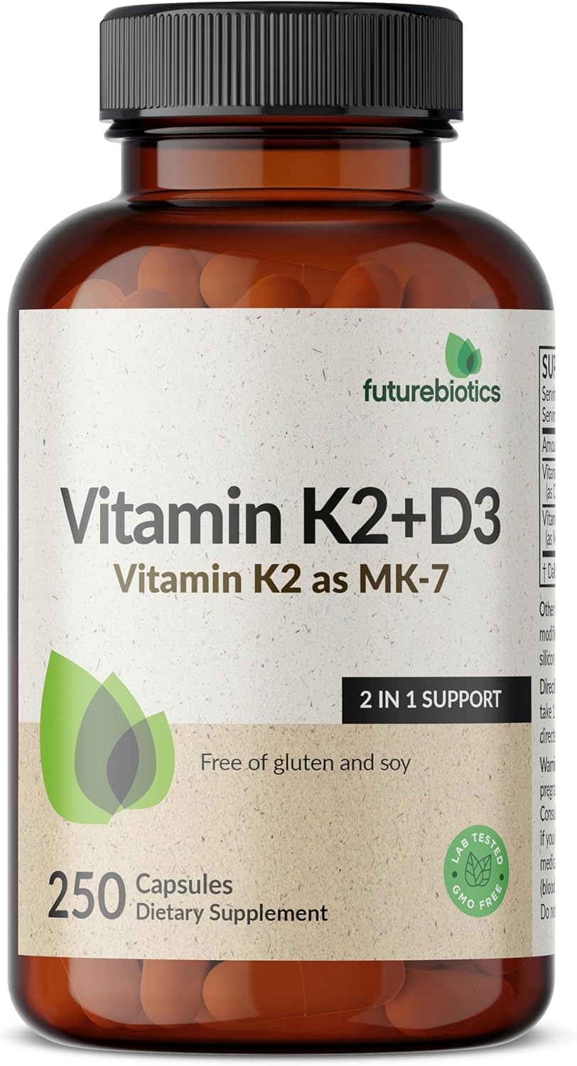 non-gmo-vitamin-k2-mk7-with-d3-supplement---high-potency-formula---5000-iu-vitamin-d3-90-mcg-vitamin-k2-mk-7-250-veg-caps-5