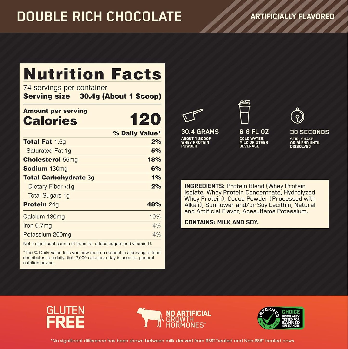 5lb-optimum-nutrition-gold-standard-100-whey-protein-powder---double-rich-chocolate---variable-packaging---high-quality-supplement-3
