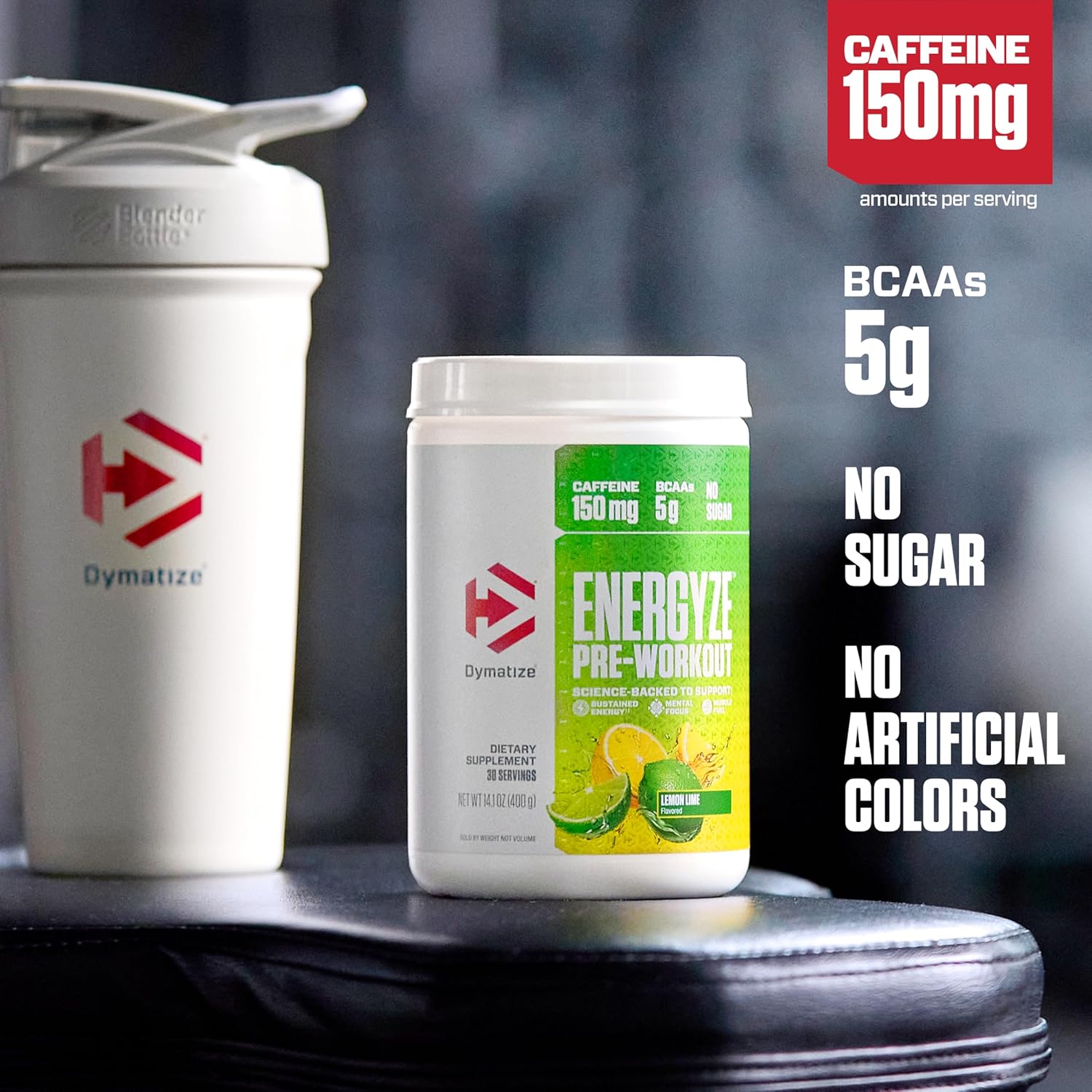 energyze-pre-workout-powder-lemon-lime-flavor---150mg-caffeine-5g-bcaas-performance-blend-of-l-theanine-l-tyrosine-l-citrulline---no-sugar---30-servings---men-and-women-friendly-2