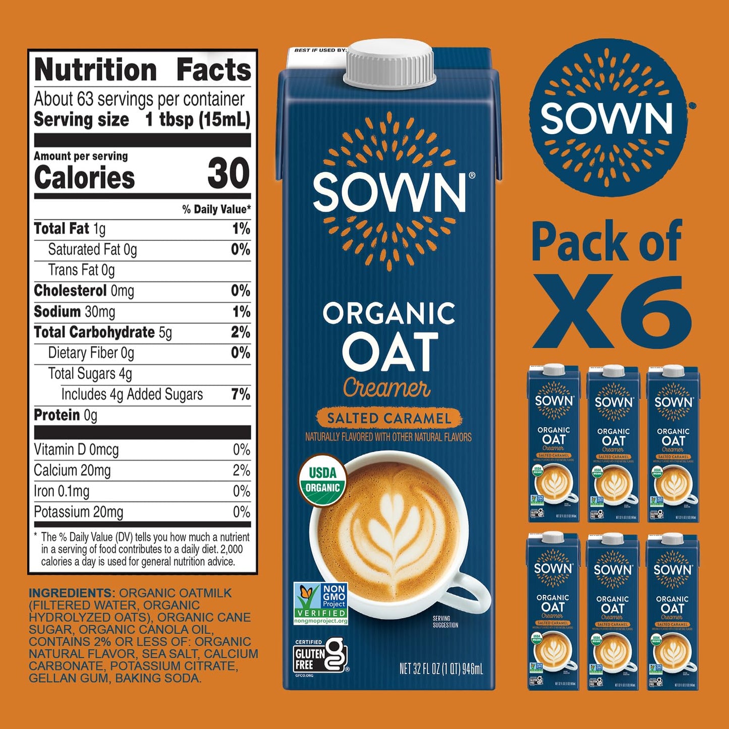 organic-salted-caramel-oat-creamer---barista-non-dairy-coffee-creamer---vegan-gluten-free---32oz-pack-of-6-7