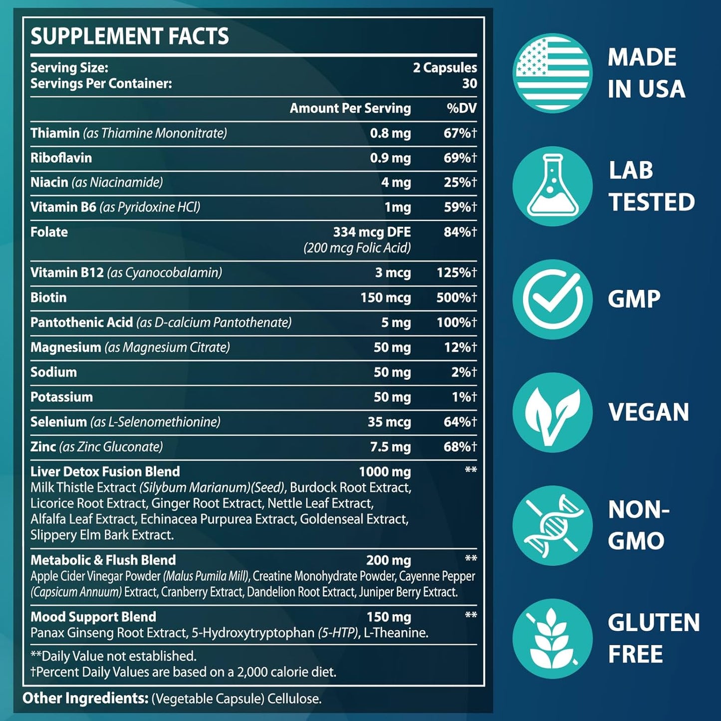 premium-90000-mg-detox-cleanse-capsules-for-men-women---kidney-liver-support-natural-herbal-formula---fast-acting-made-in-usa---60-count-2