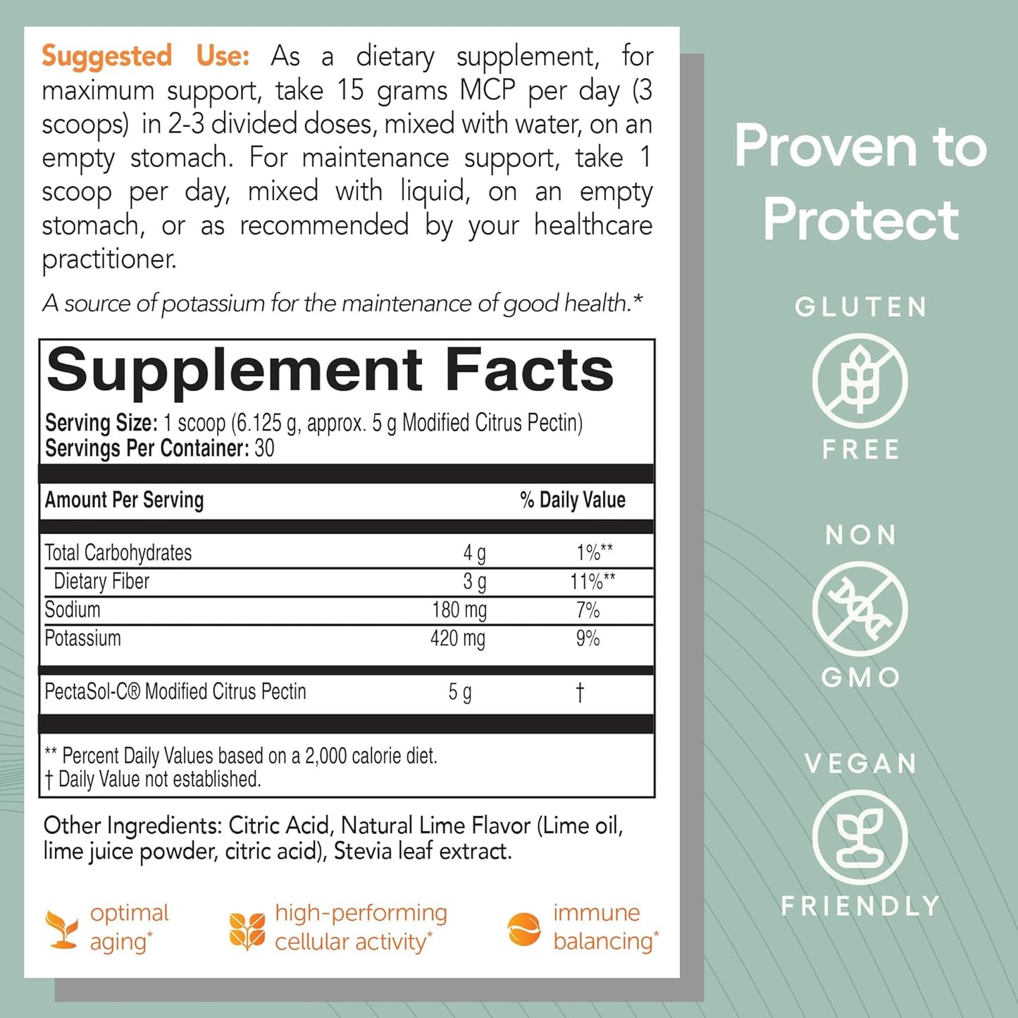 econugenics-pectasol-lime-powder---184g-modified-citrus-pectin-supplement-for-heart-immune-system-inflammation-healthy-aging---supports-galectin-3-levels-5