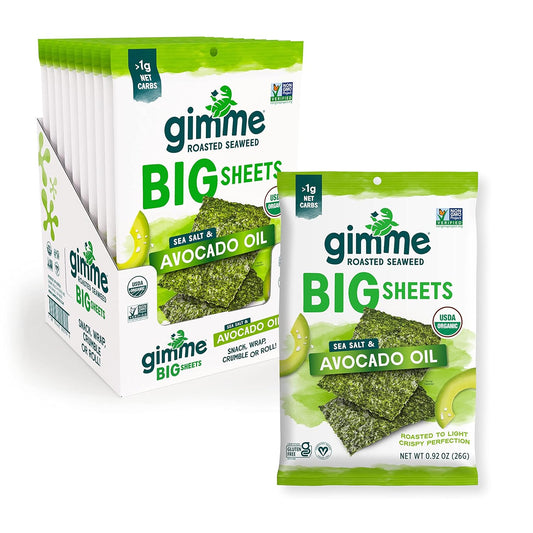 organic-roasted-seaweed-sheets-with-sea-salt-avocado-oil---keto-vegan-gluten-free-snack---source-of-iodine-omega-3s---on-the-go-healthy-snack-for-kids-adults---92oz---pack-of-10-1