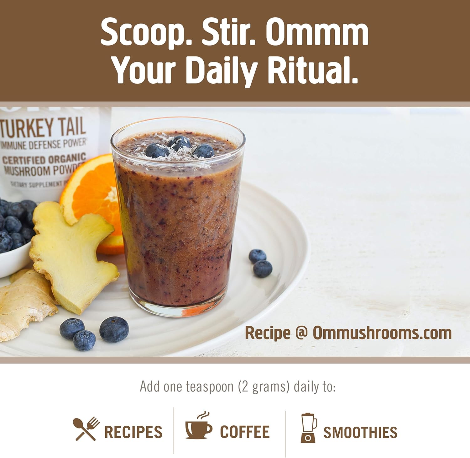 organic-turkey-tail-mushroom-powder---immune-support-gut-health-supplement---35oz-50-servings---rich-in-polysaccharides-beta-glucans-5