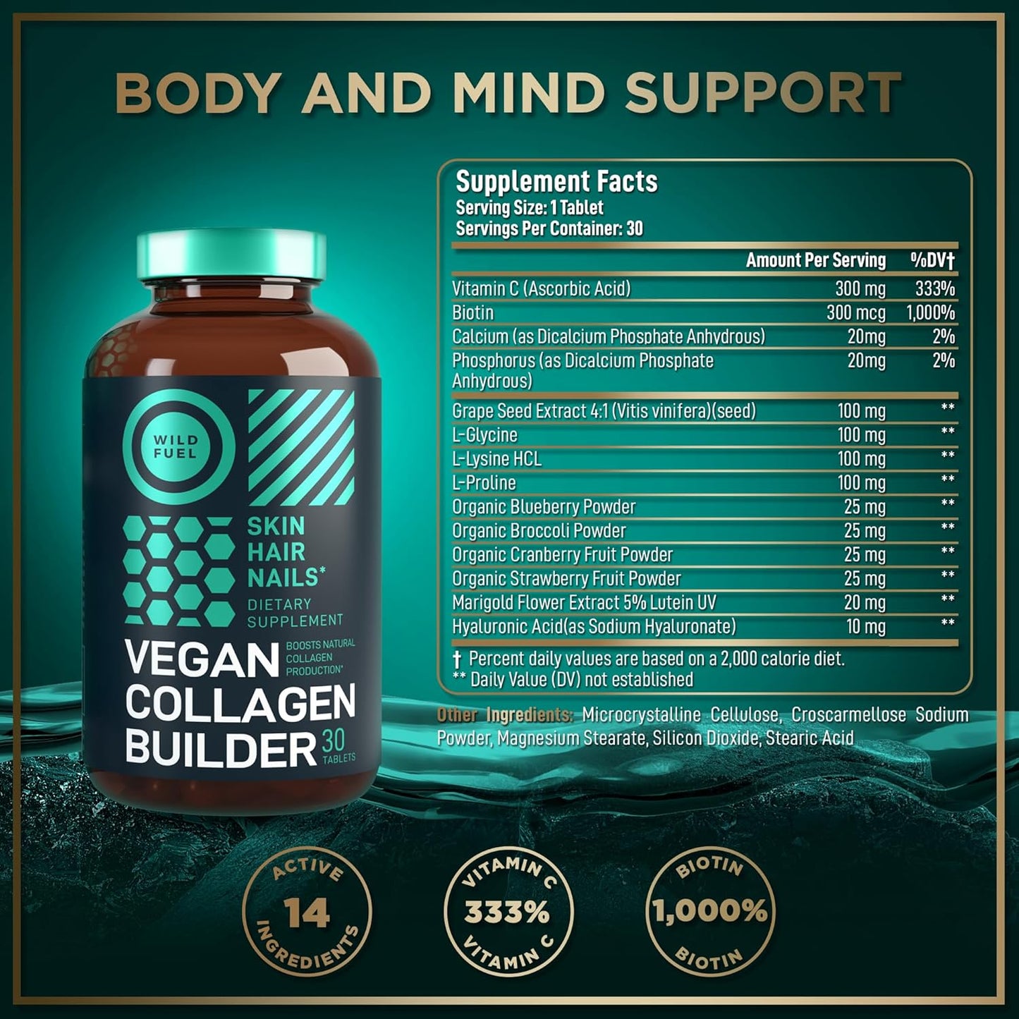 vegan-collagen-booster-tablets-with-biotin-organic-superfood---cruelty-free-collagen-supplements-for-skin-hair-nails---2-pack-60-vegetarian-pills-4