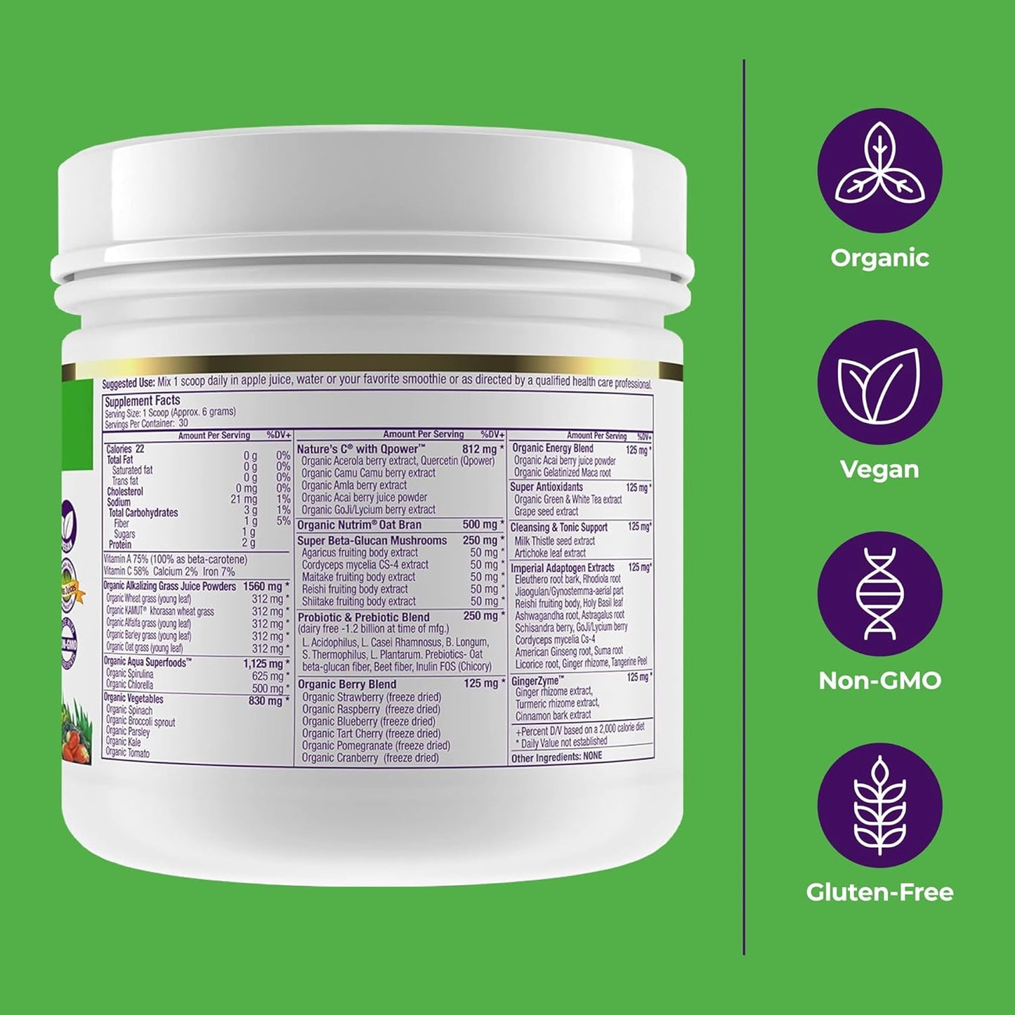 paradise-herbs-orac-energy-greens-powder-antioxidants-probiotics-vitamin-c-spirulina-chlorella-non-gmo-gluten-free---30-servings-6
