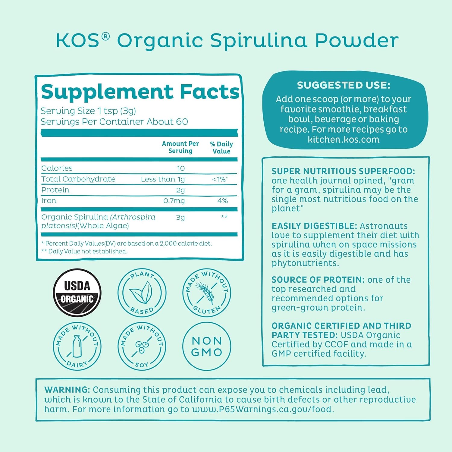 organic-spirulina-powder---pure-vegan-superfood-rich-in-protein-vitamins-antioxidants---60-servings-bag-2
