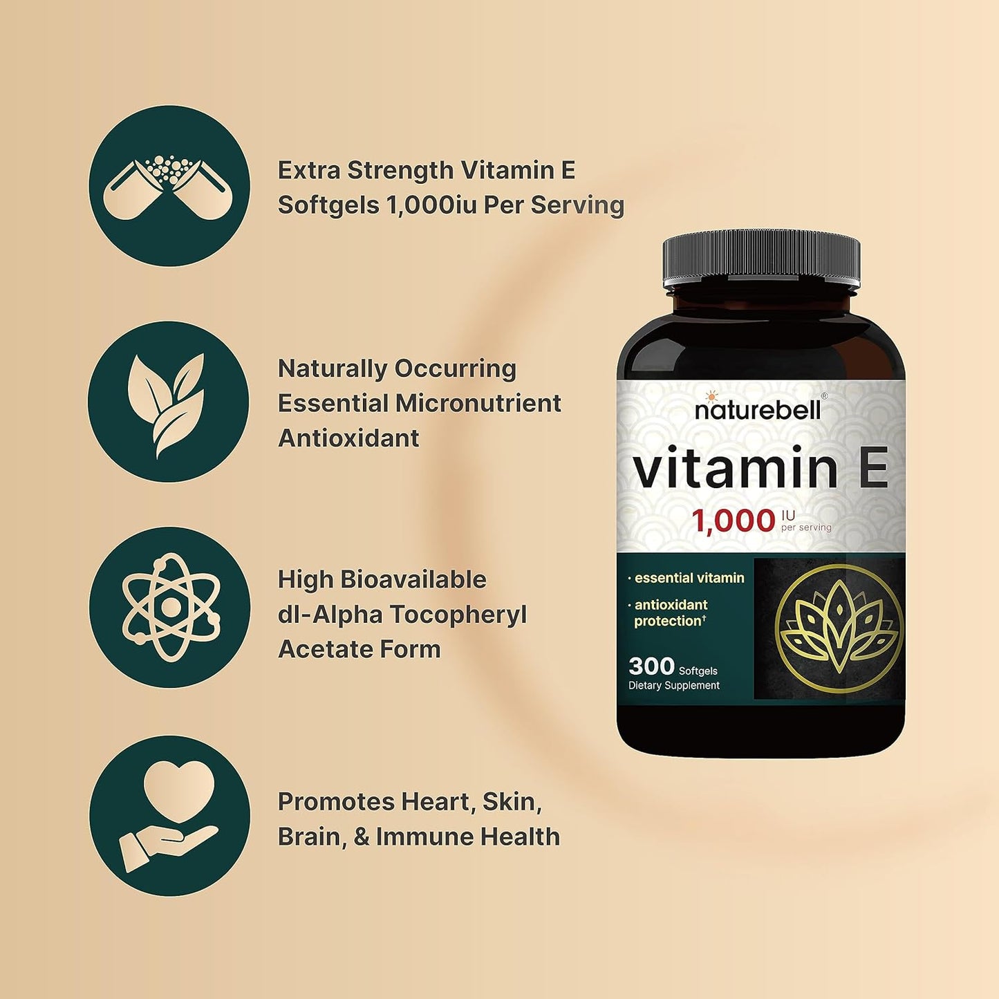 300-softgels-of-naturebell-vitamin-e-oil-1000-iu-per-serving---antioxidant-supplement-for-skin-heart-immune-health---non-gmo-3