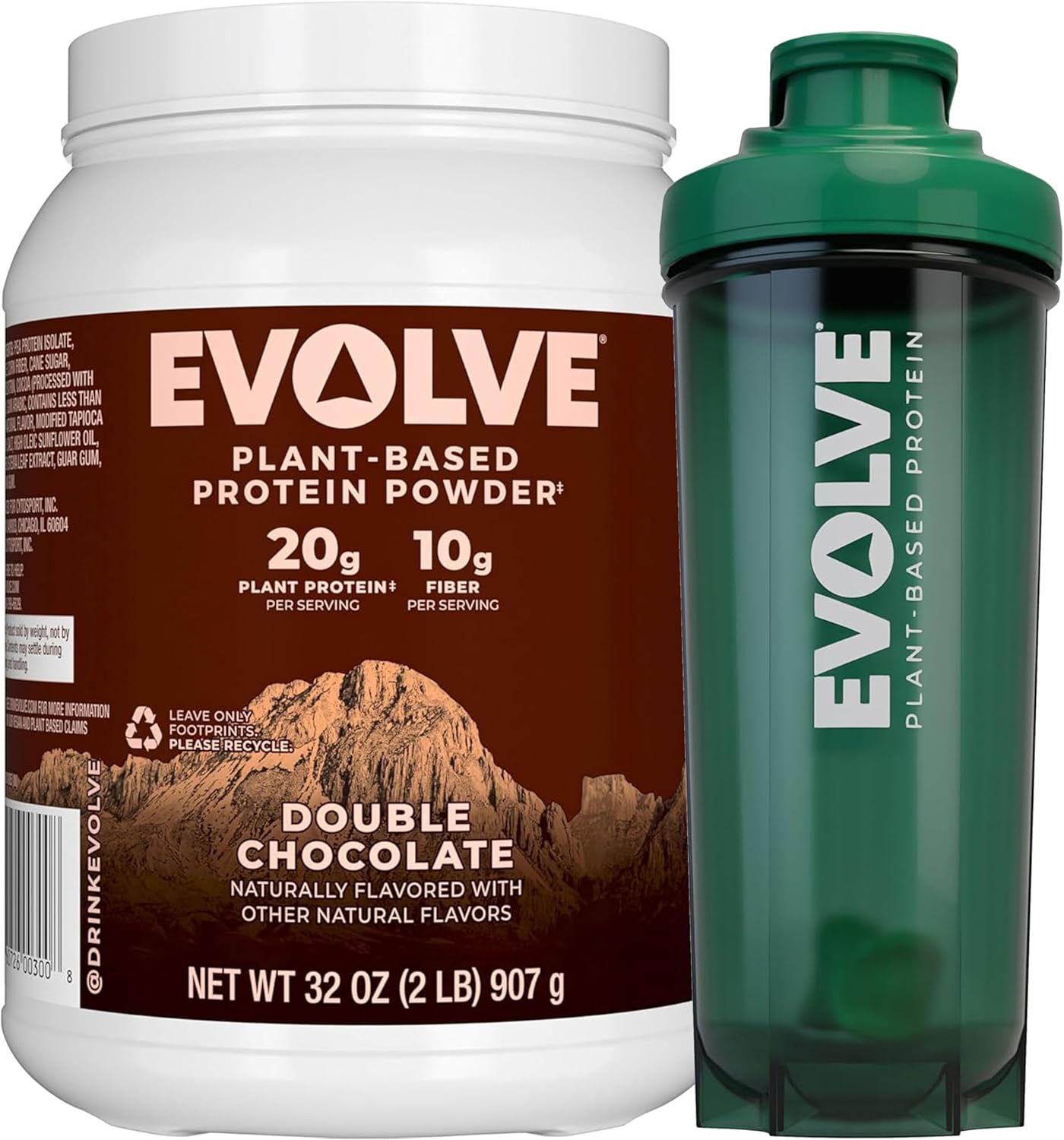 double-chocolate-plant-based-protein-powder-with-20g-vegan-protein-3g-fiber-non-gmo-dairy-free-exclusive-2lb-blender-bottle-bpa-free-24oz-1